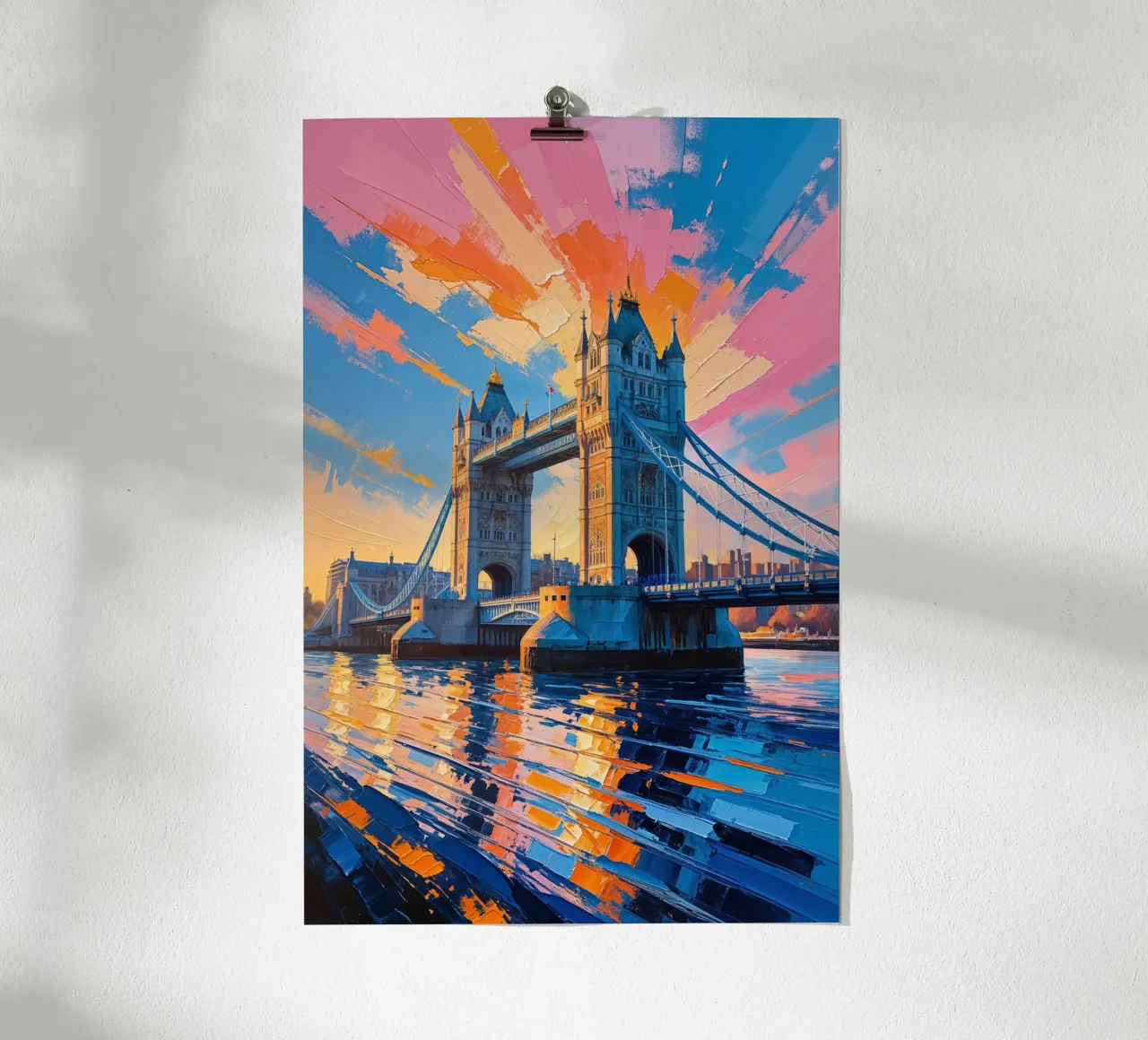 Morning Glow at Tower Bridge carta hahnemühle da AlbertKlee