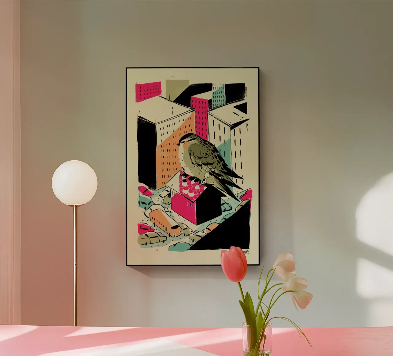 Giants Birdy plexiglass da Pietari Posti