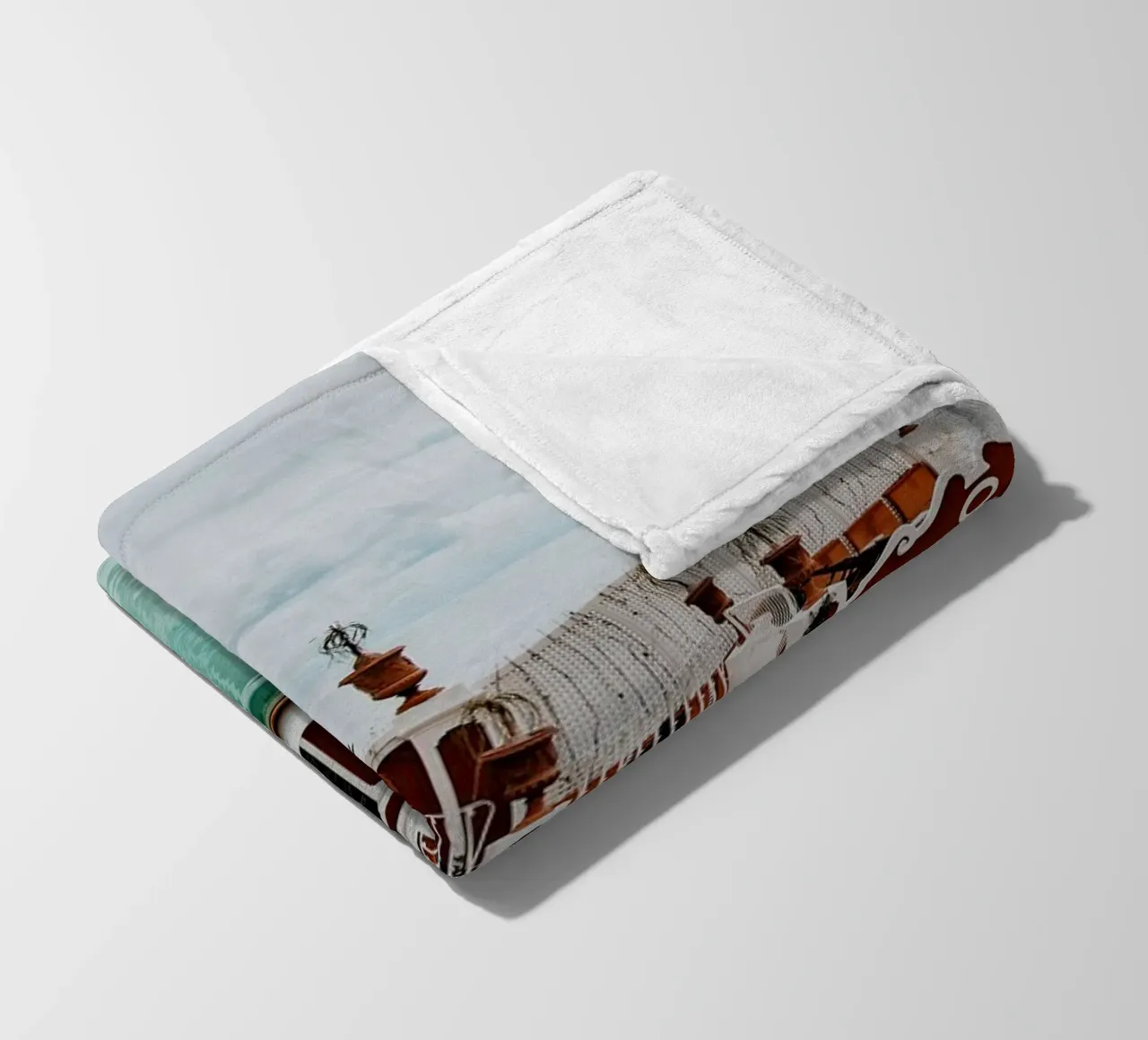 Le Sirenuse, Positano, Amalfi Coast in Italy, Travel Print coperta in pile da TheTravelClub