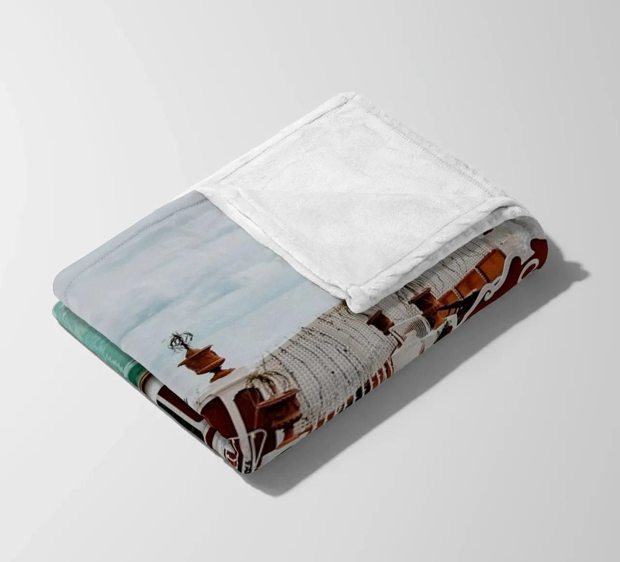 Le Sirenuse, Positano, Amalfi Coast in Italy, Travel Print coperta in pile da TheTravelClub