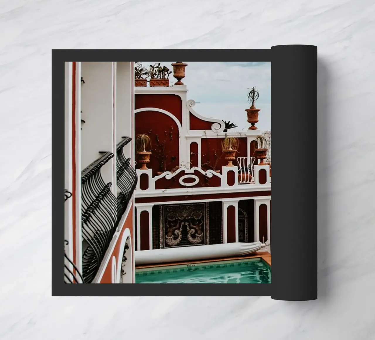 Le Sirenuse, Positano, Amalfi Coast in Italy, Travel Print zerbino da TheTravelClub