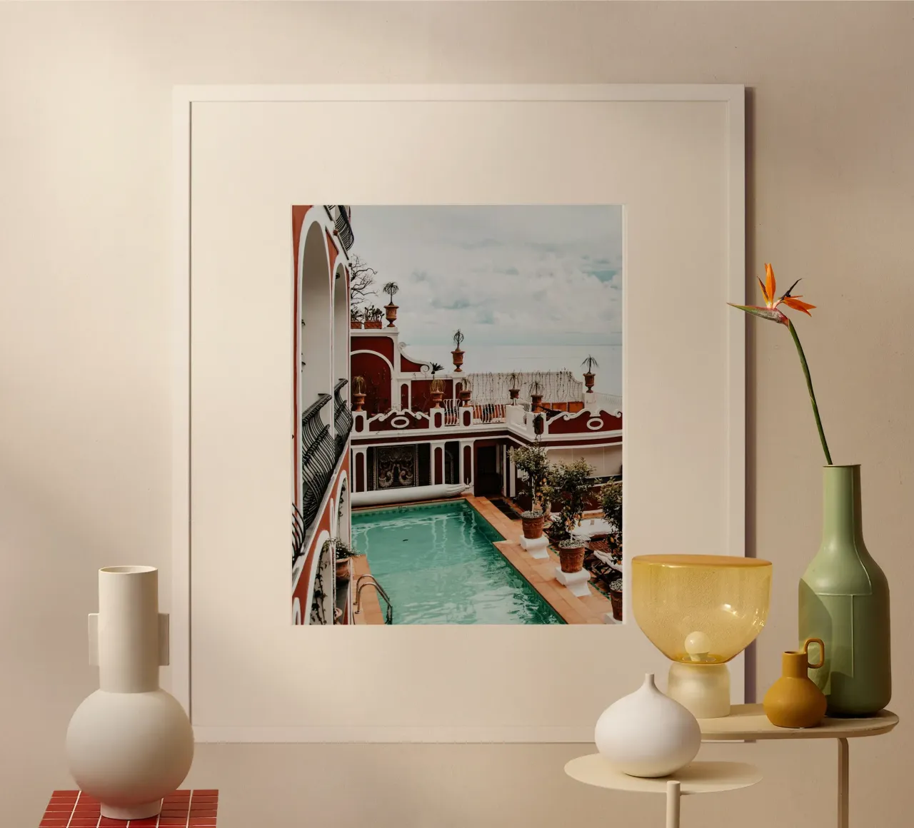Le Sirenuse, Positano, Amalfi Coast in Italy, Travel Print carta hahnemühle da TheTravelClub