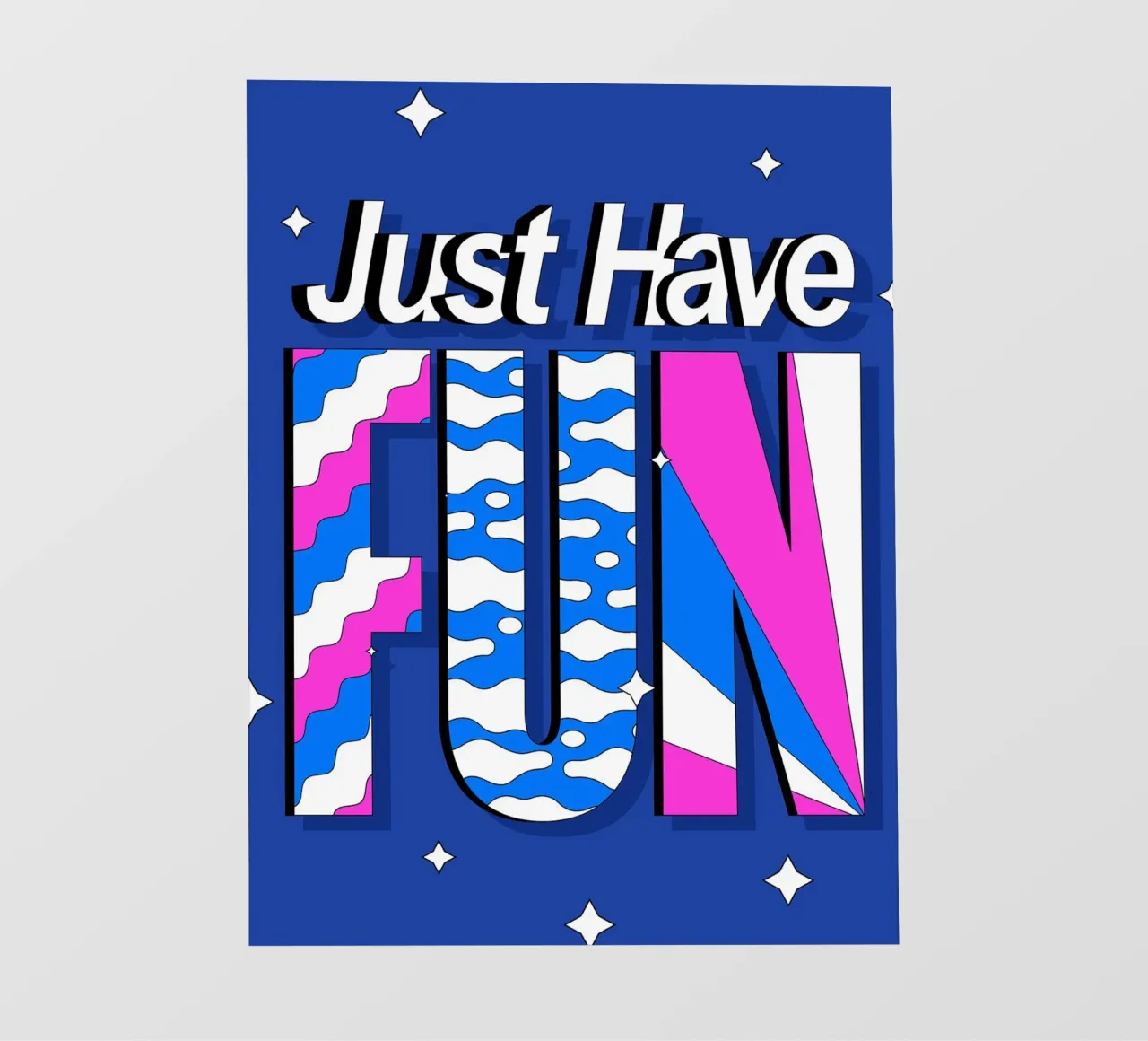 Just Have FUN telo in pvc da Mat Voyce