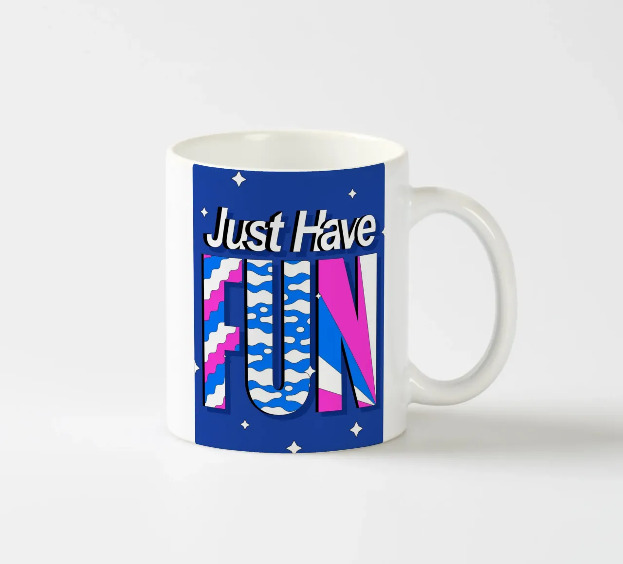 Just Have FUN tazza in ceramica da Mat Voyce