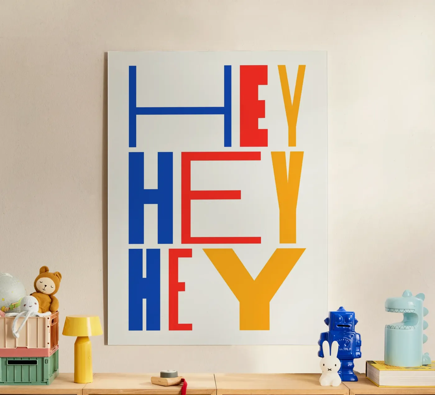 HEY plexiglas de Mat Voyce