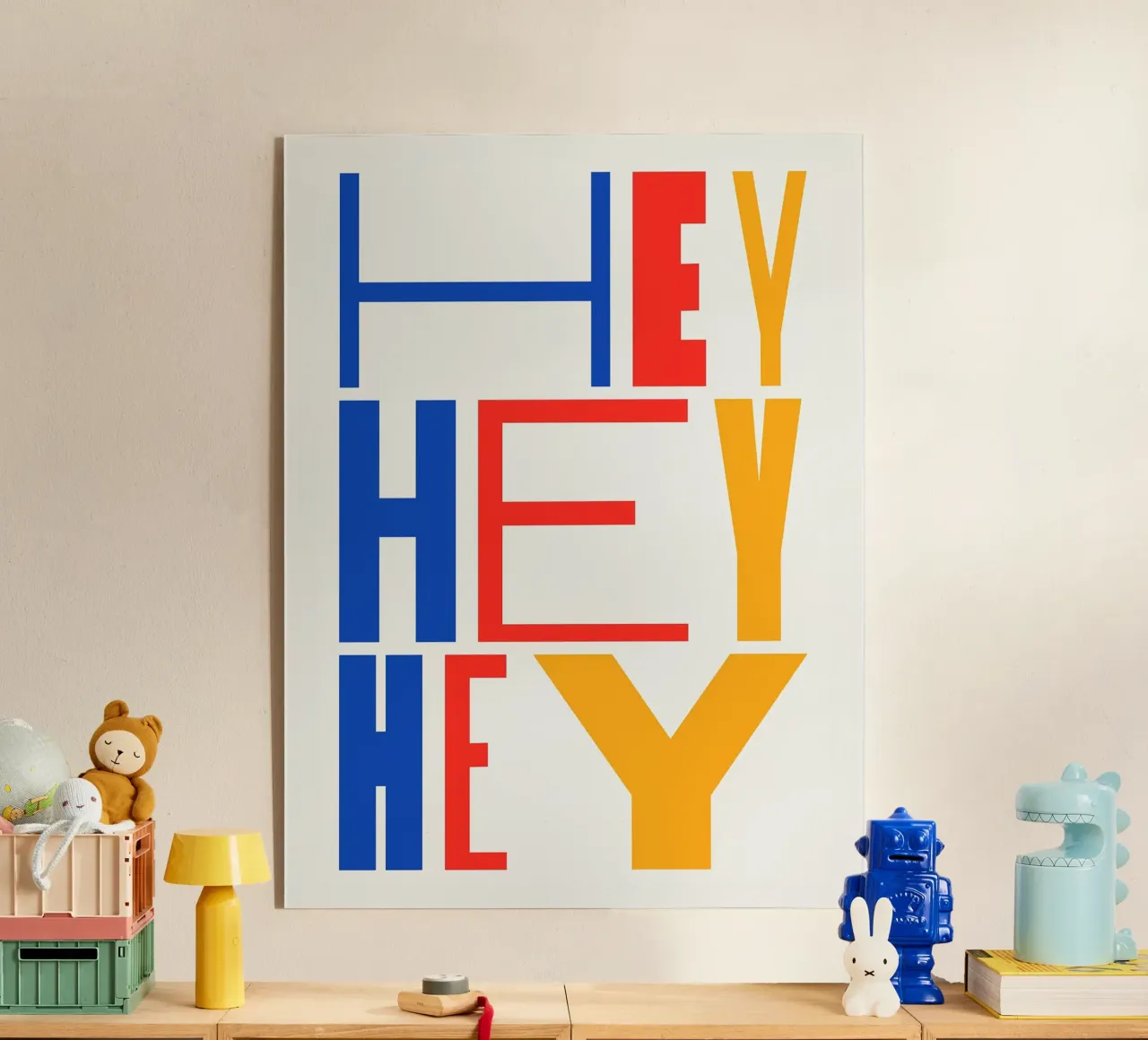 HEY plexiglas de Mat Voyce