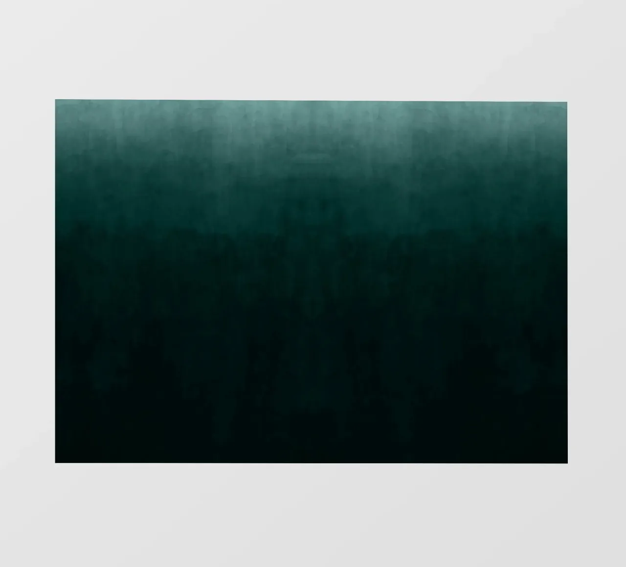 Diep smaragdgroen kleurverloop abstracte kunstdruk backlit folie van kookiepixel