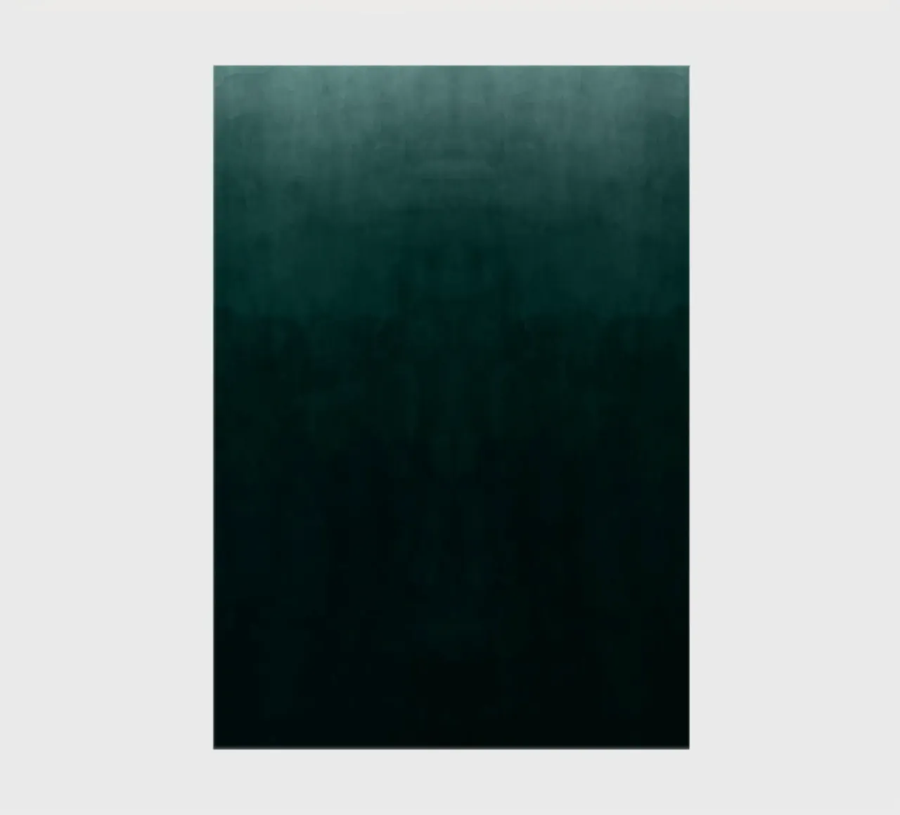 Deep Emerald Green Gradient Abstract Art Print notebook by kookiepixel