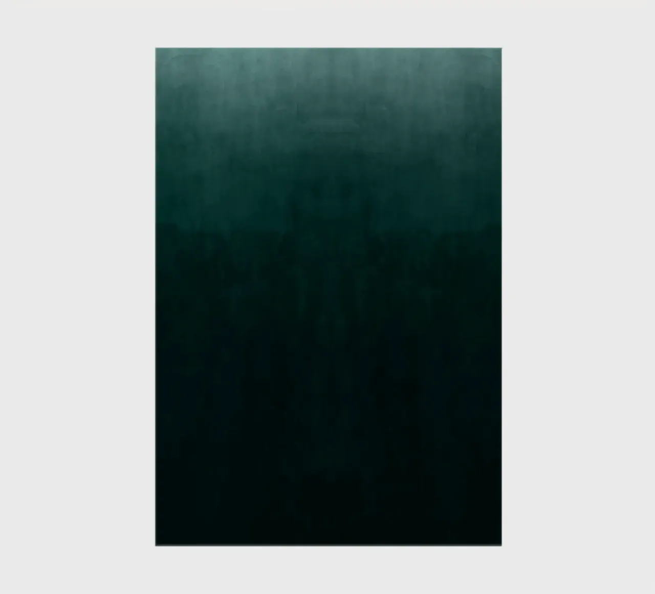 Deep Emerald Green Gradient Abstract Art Print notebook by kookiepixel