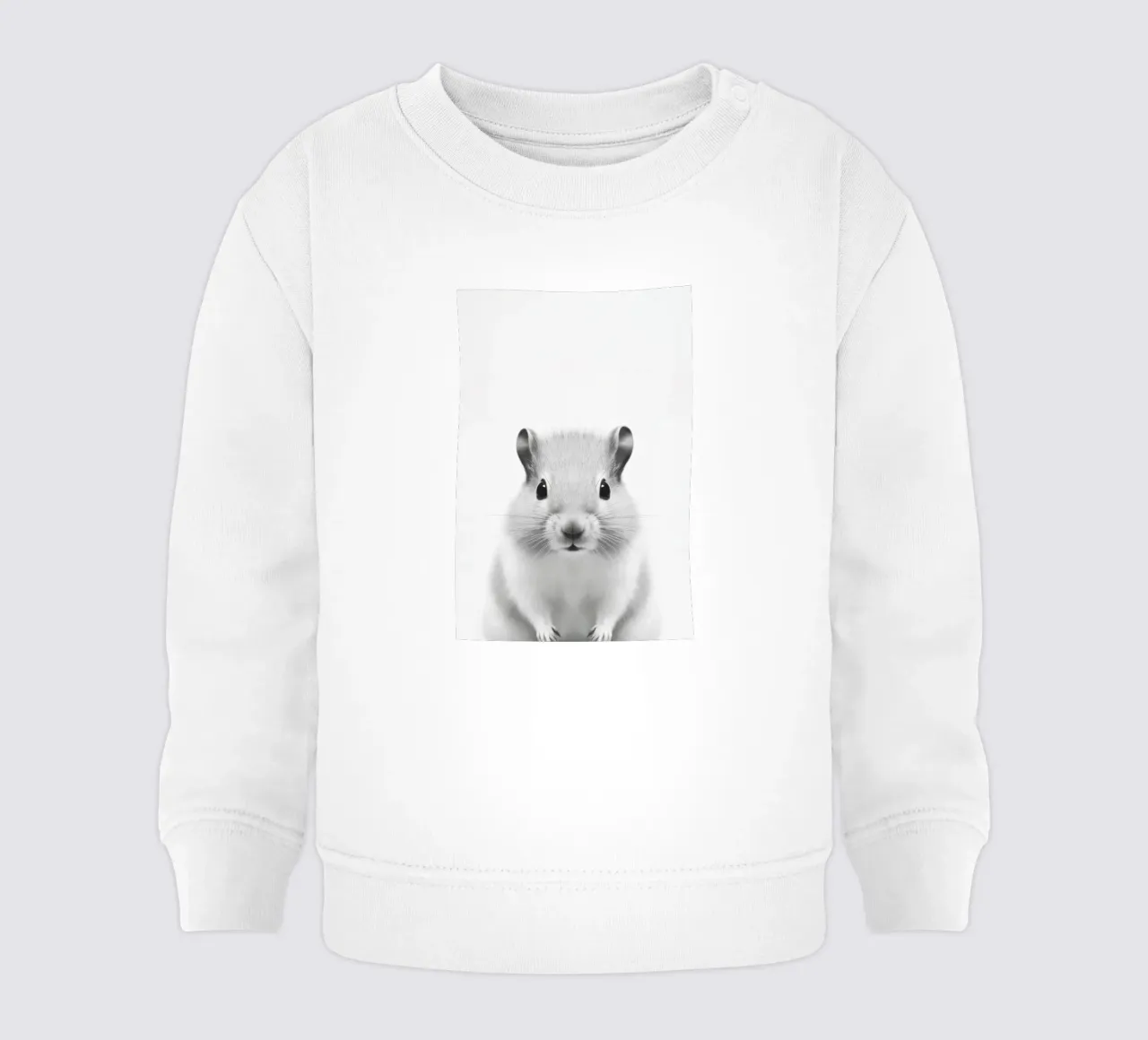 Nico Cute hamster baby sweatshirt by Carinaprint