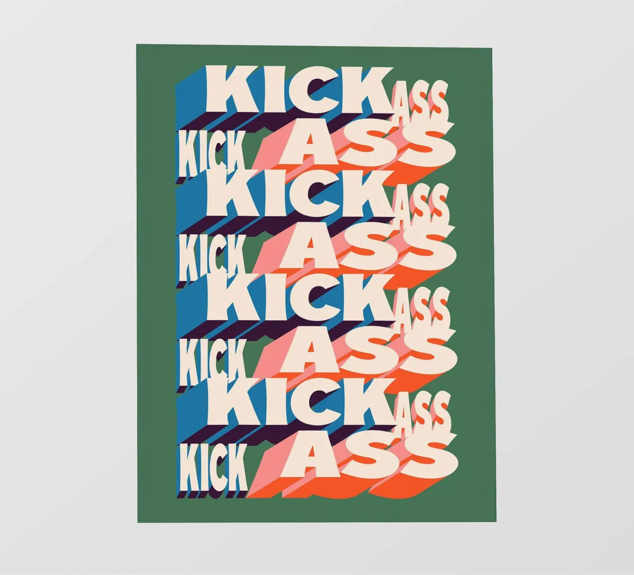 KICK ASS telo in pvc da Mat Voyce