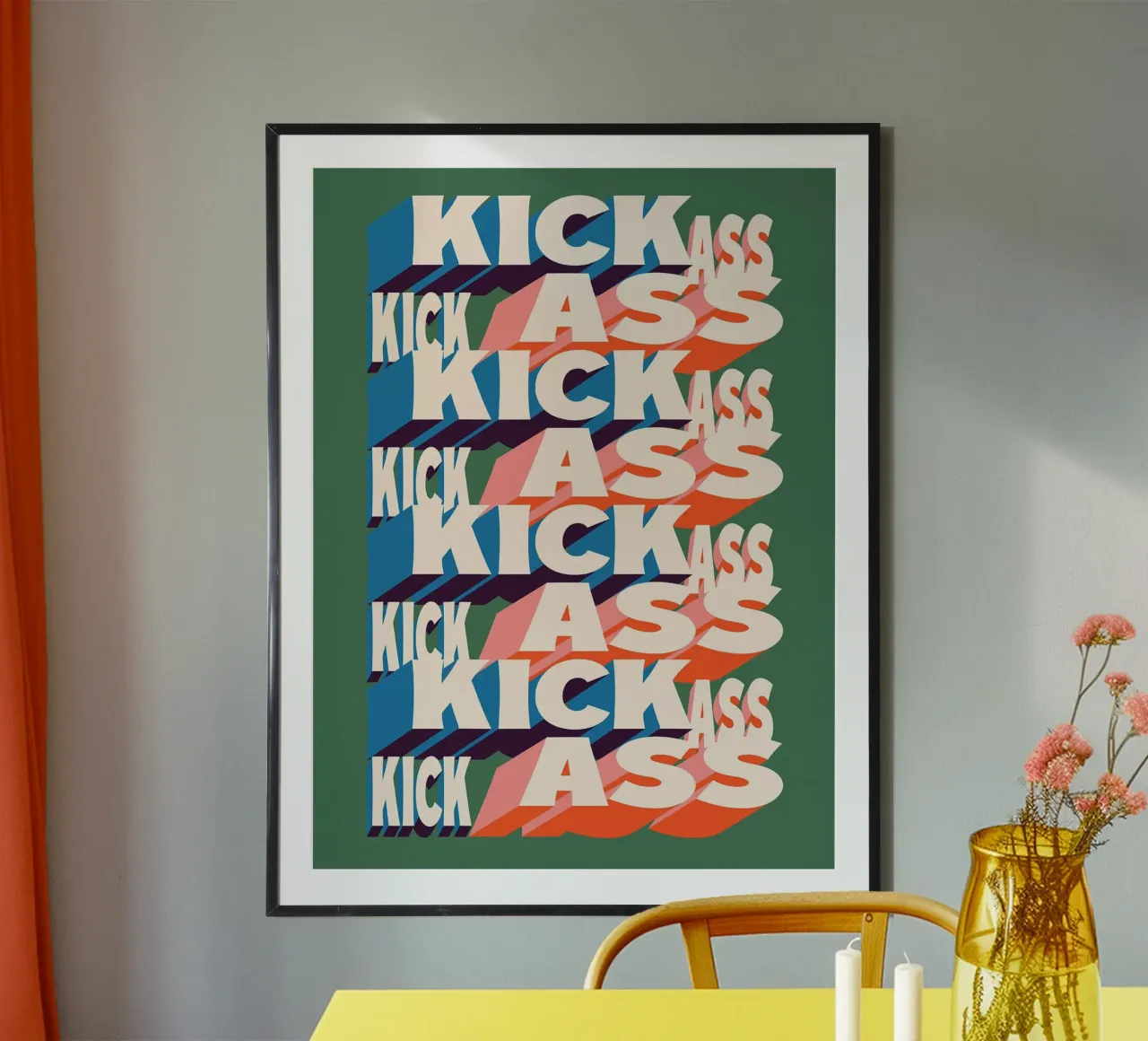 KICK ASS carta hahnemühle da Mat Voyce