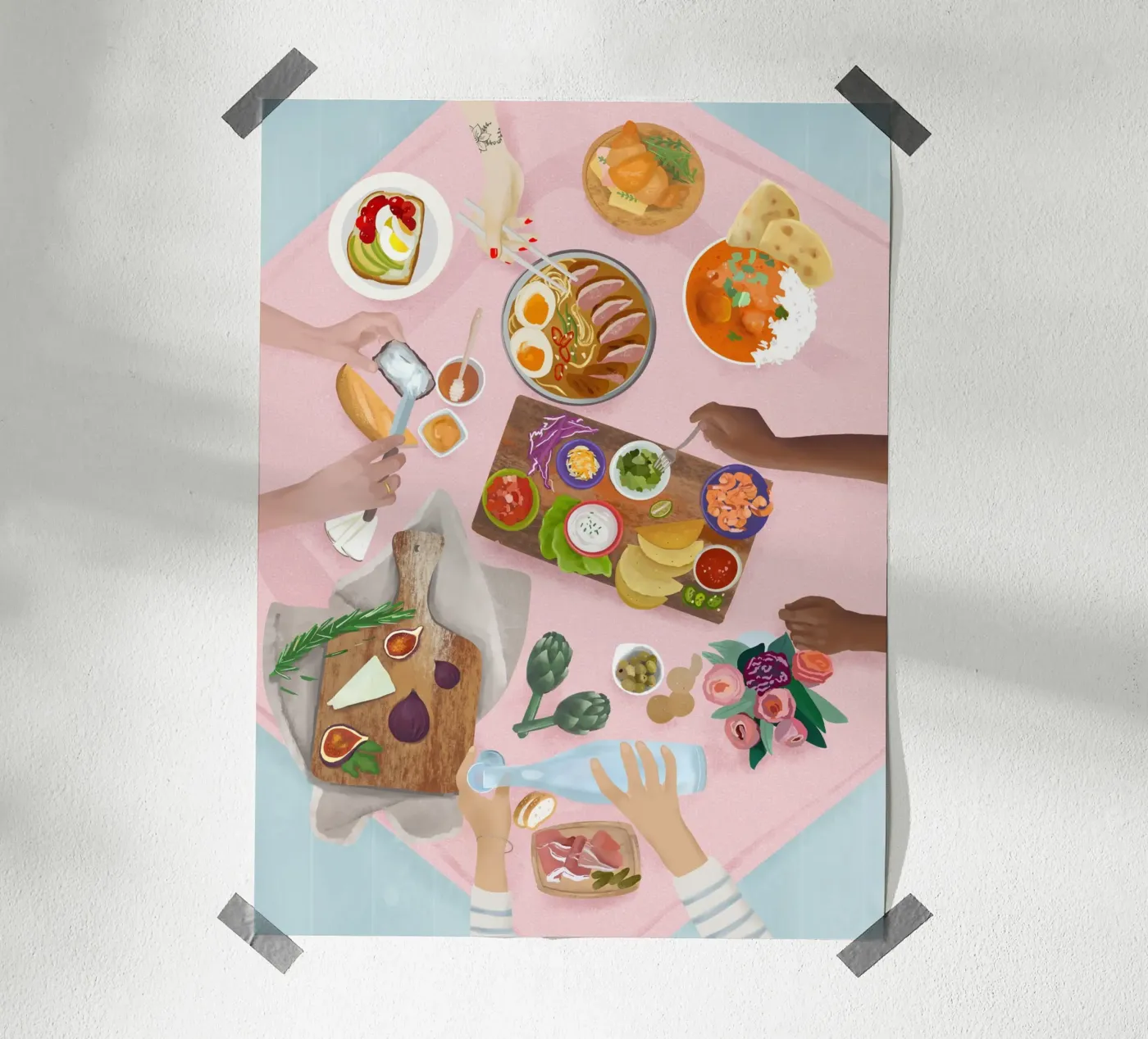 International Brunch poster da PetrArts