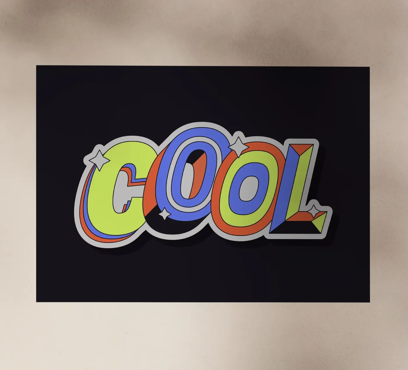 COOL backlit folie van Mat Voyce