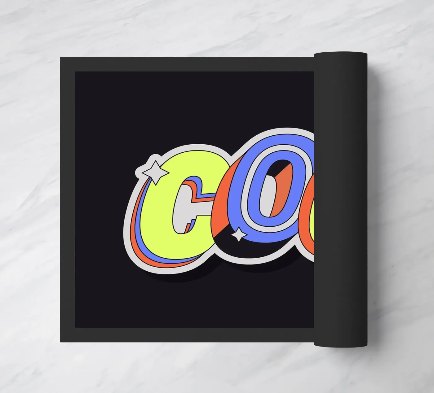 COOL deurmat van Mat Voyce