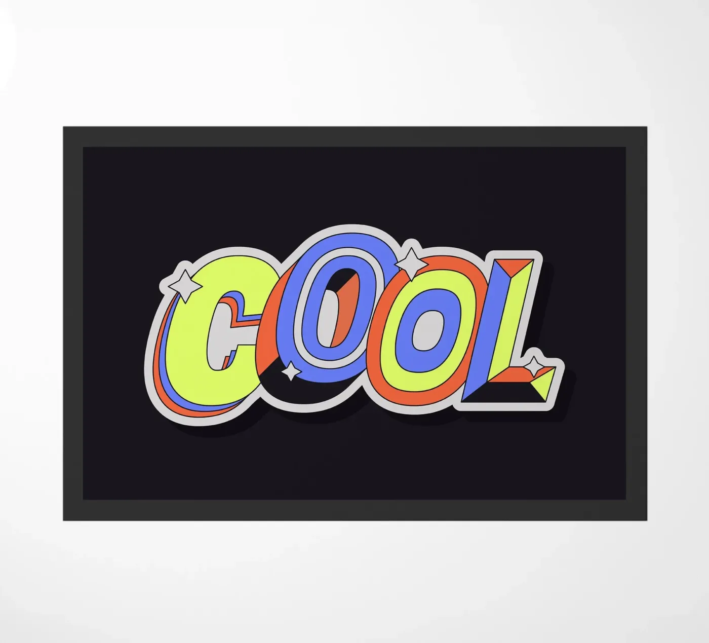 COOL deurmat van Mat Voyce