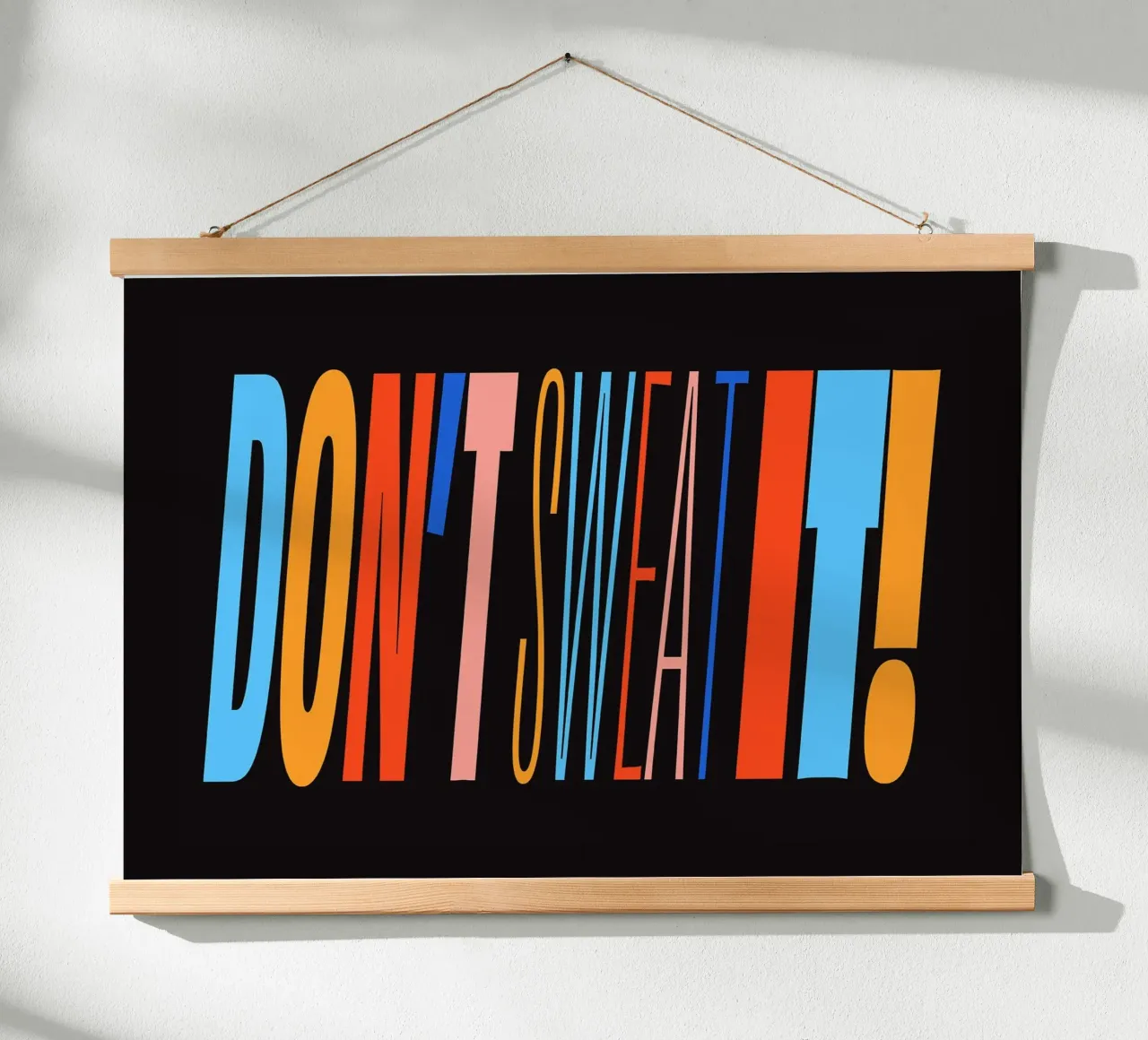 Don't Sweat It! poster da Mat Voyce