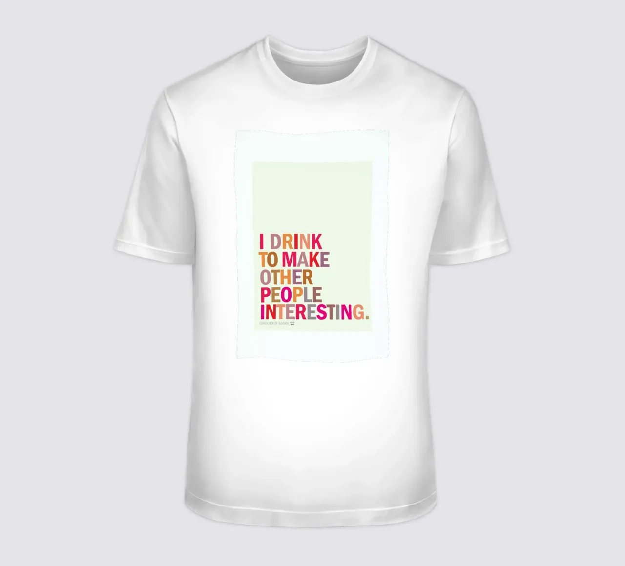 Groucho Interesting t-shirt da Visual Philosophy