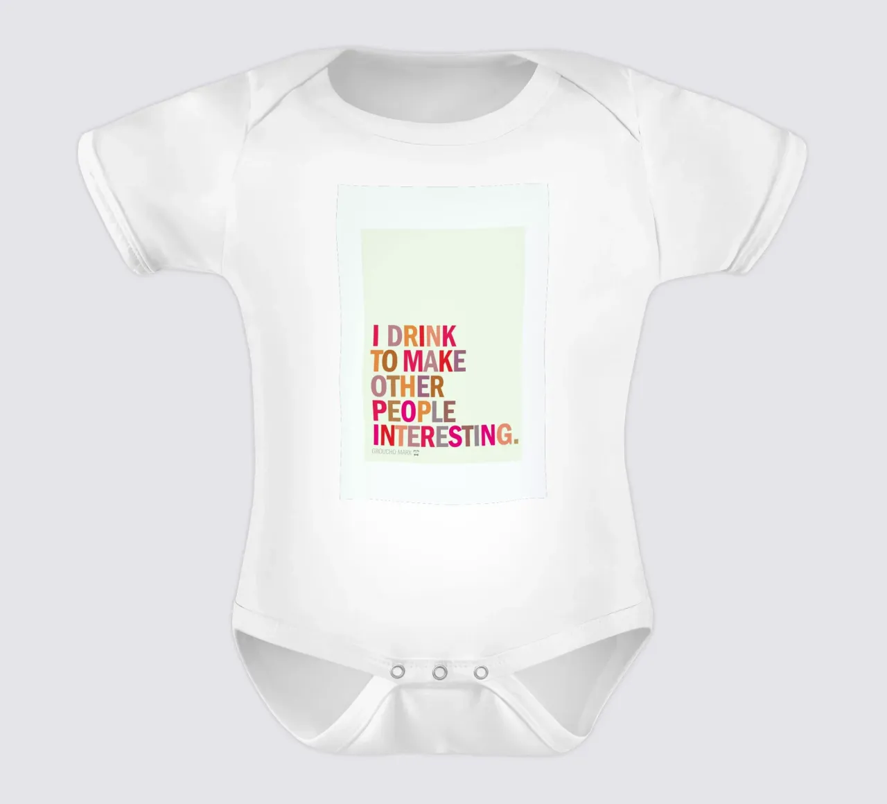 Groucho Interesting body neonato maniche corte da Visual Philosophy
