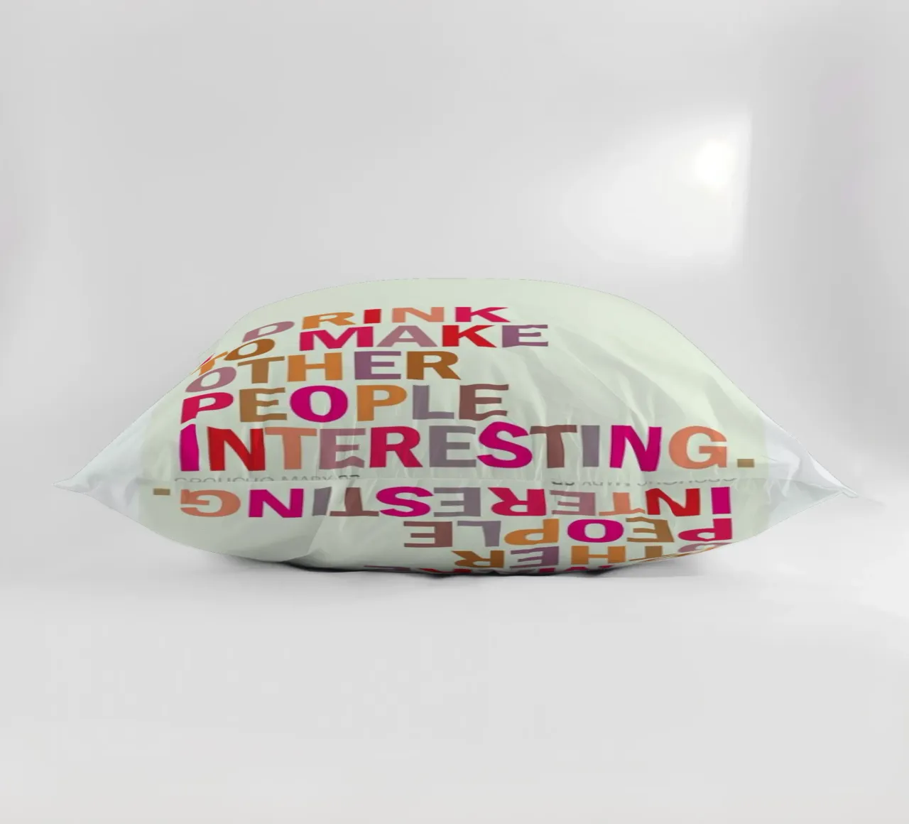 Groucho Interesting cuscino da Visual Philosophy