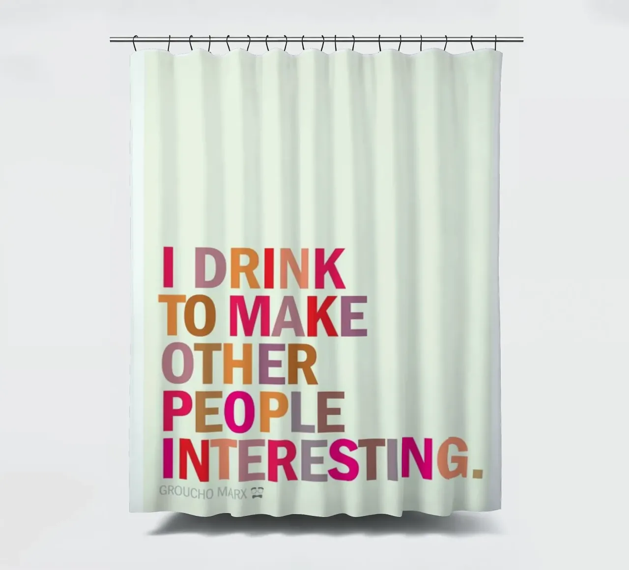Groucho Interesting tenda da doccia da Visual Philosophy