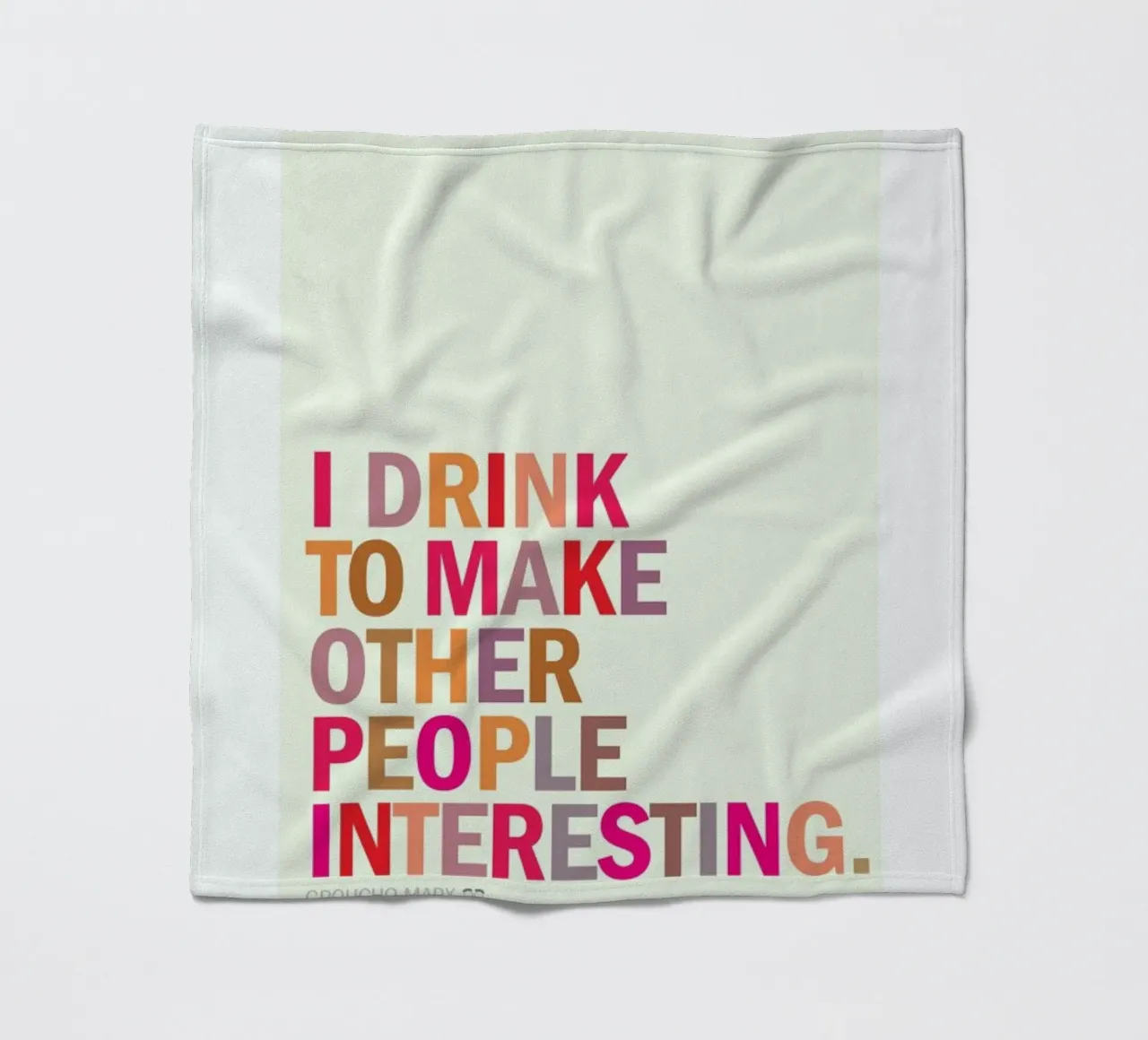 Groucho Interesting coperta in pile da Visual Philosophy