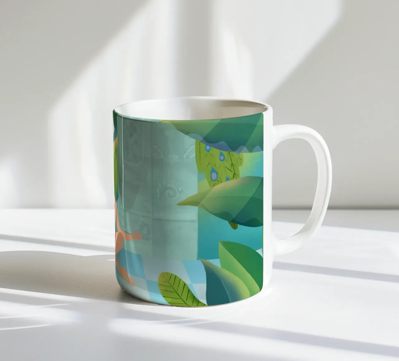 Jungle Zen tazza in ceramica da PetrArts