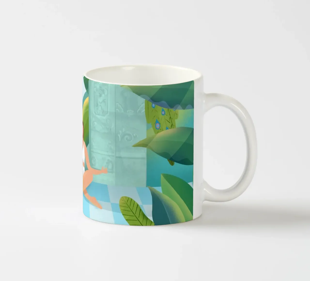 Jungle Zen tazza in ceramica da PetrArts