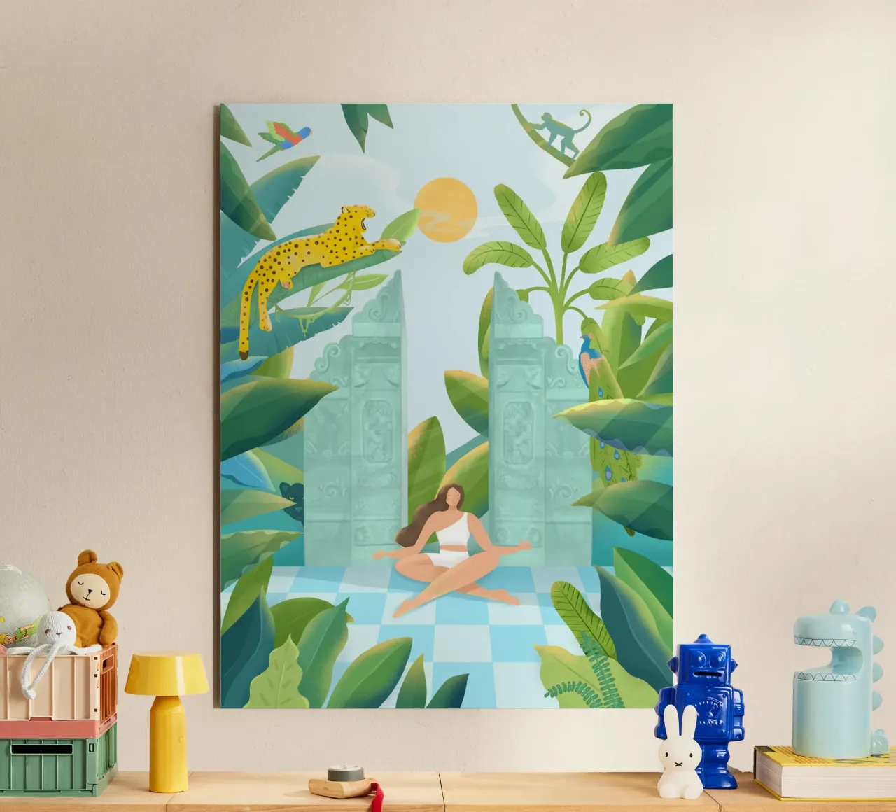 Jungle Zen alluminio dibond da PetrArts