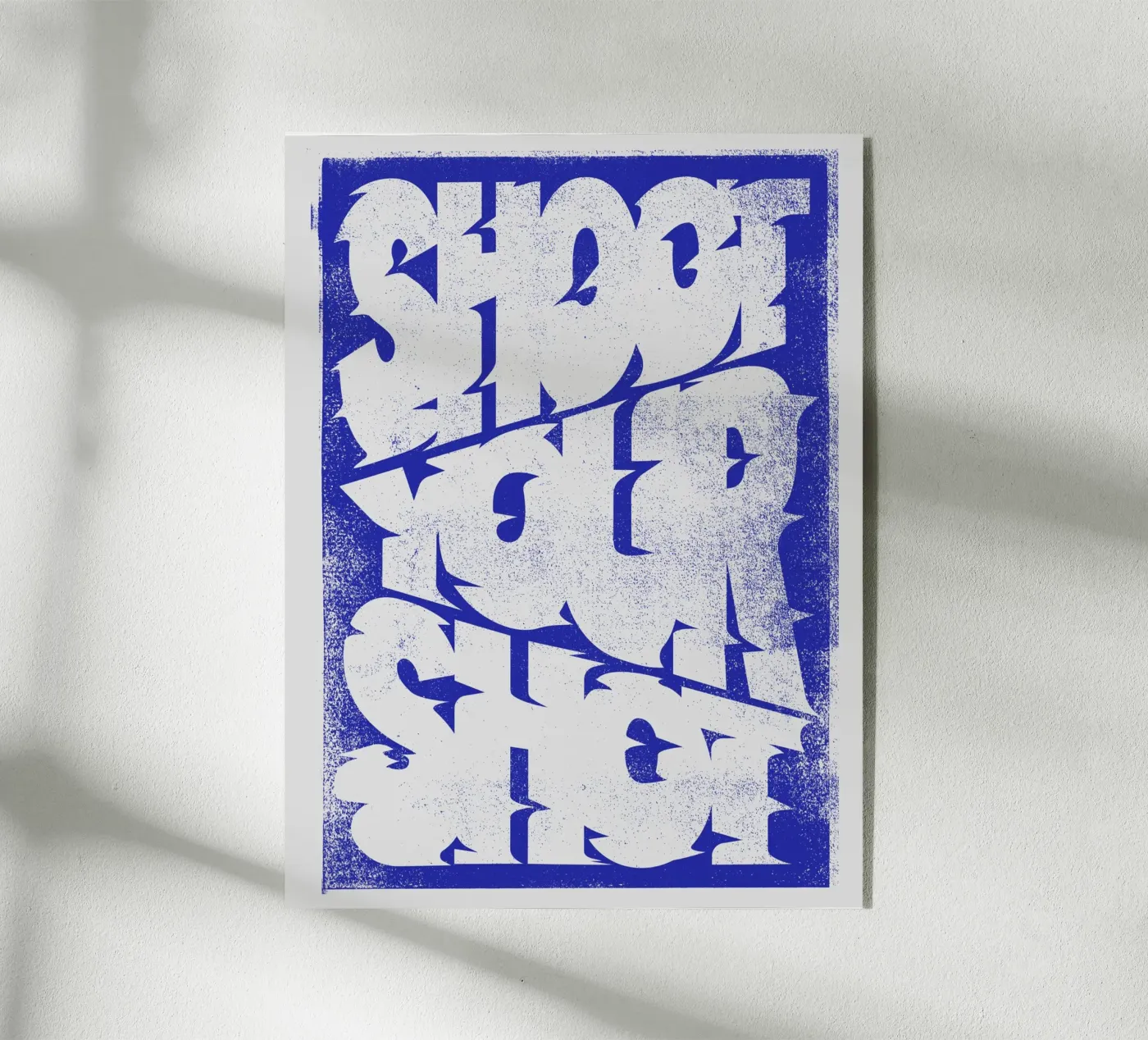 Shoot Your Shot plexiglass da Mat Voyce