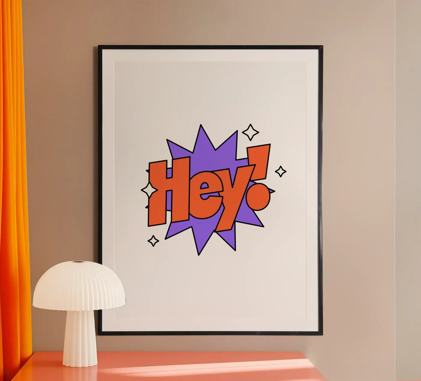 Hey! poster by Mat Voyce