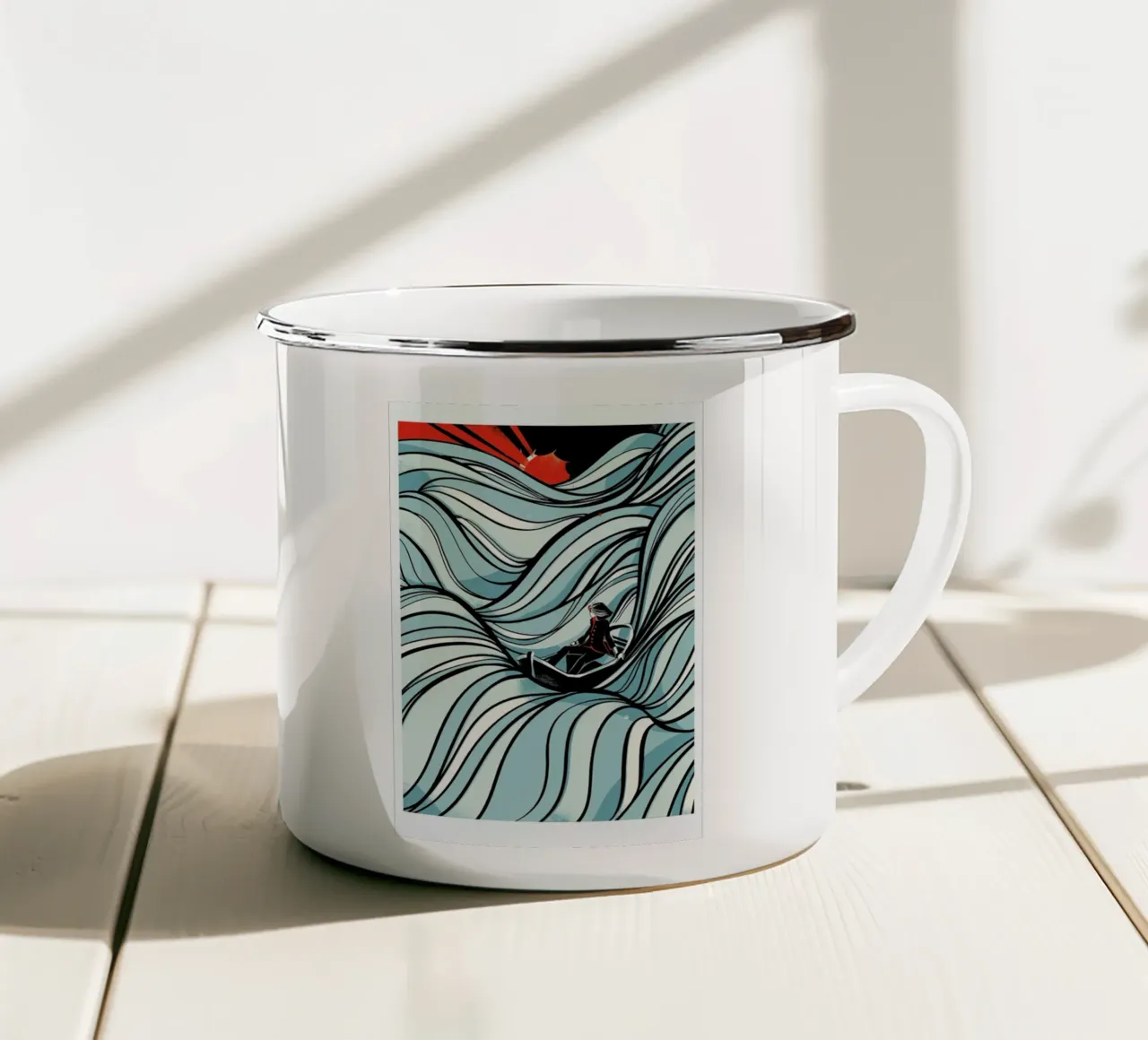 Sea Of Love tazza in smalto da Pietari Posti