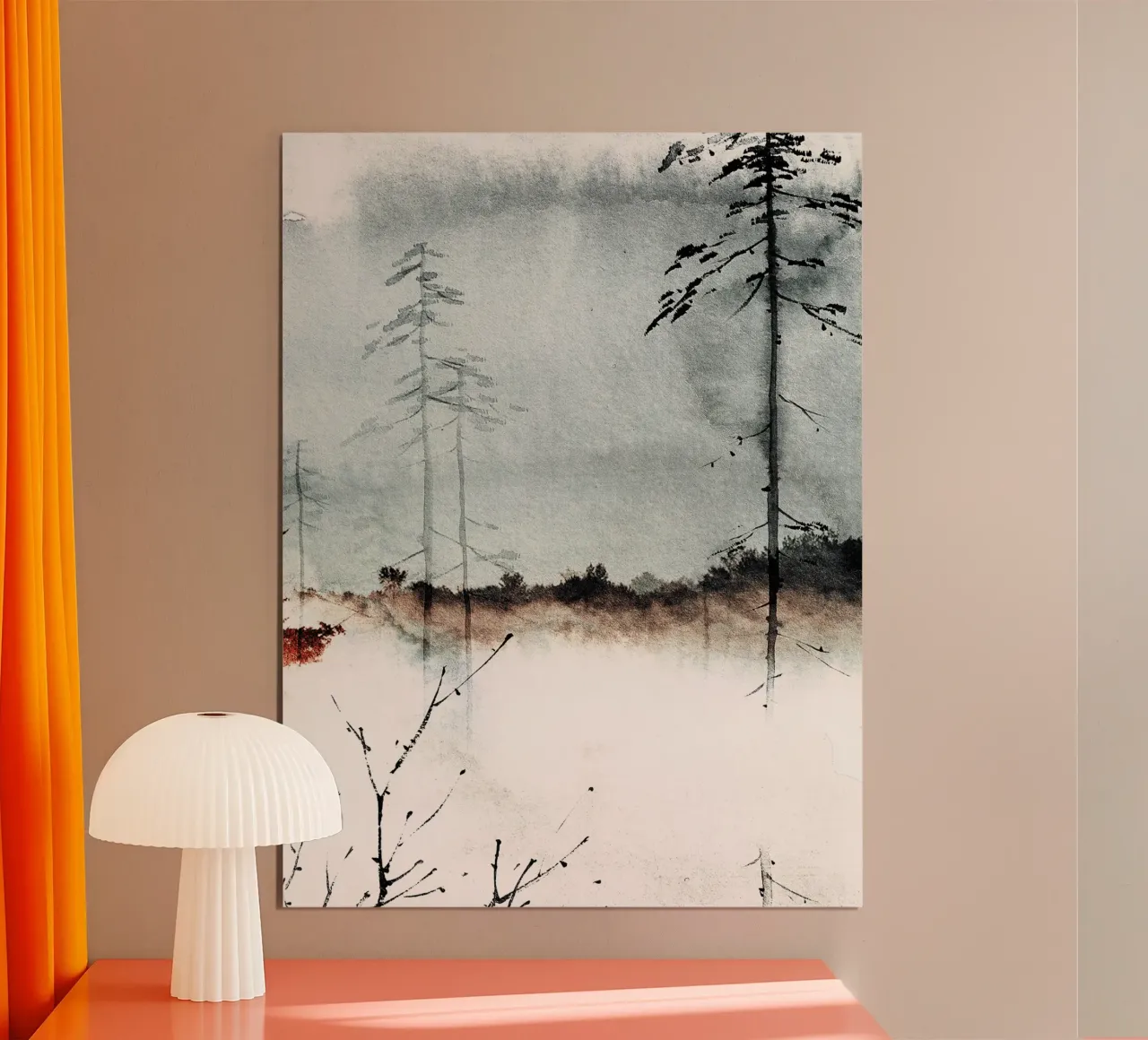 Japan Harmony No 1 poster con telaio in plastica da treechild