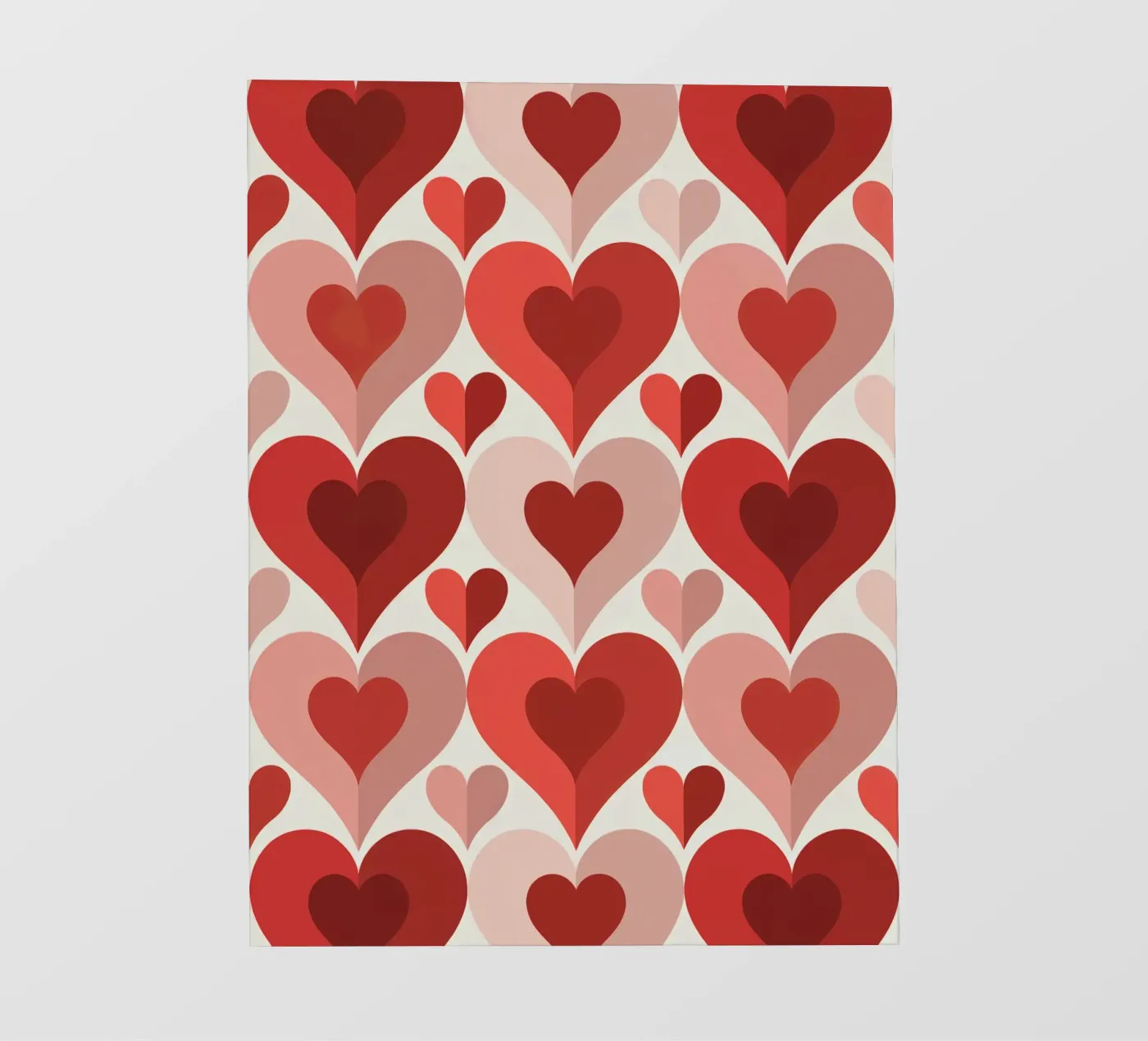 Ripetere il motivo del cuore telo in pvc da Shark Printables