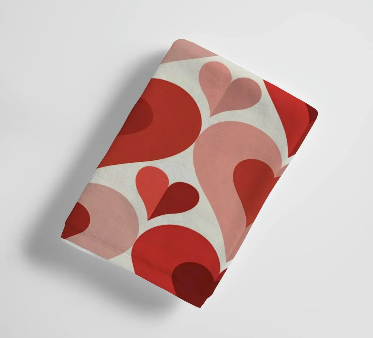 Repeat Heart Pattern towel by Shark Printables