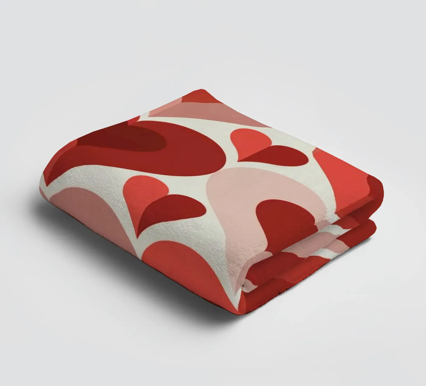 Repeat Heart Pattern towel by Shark Printables