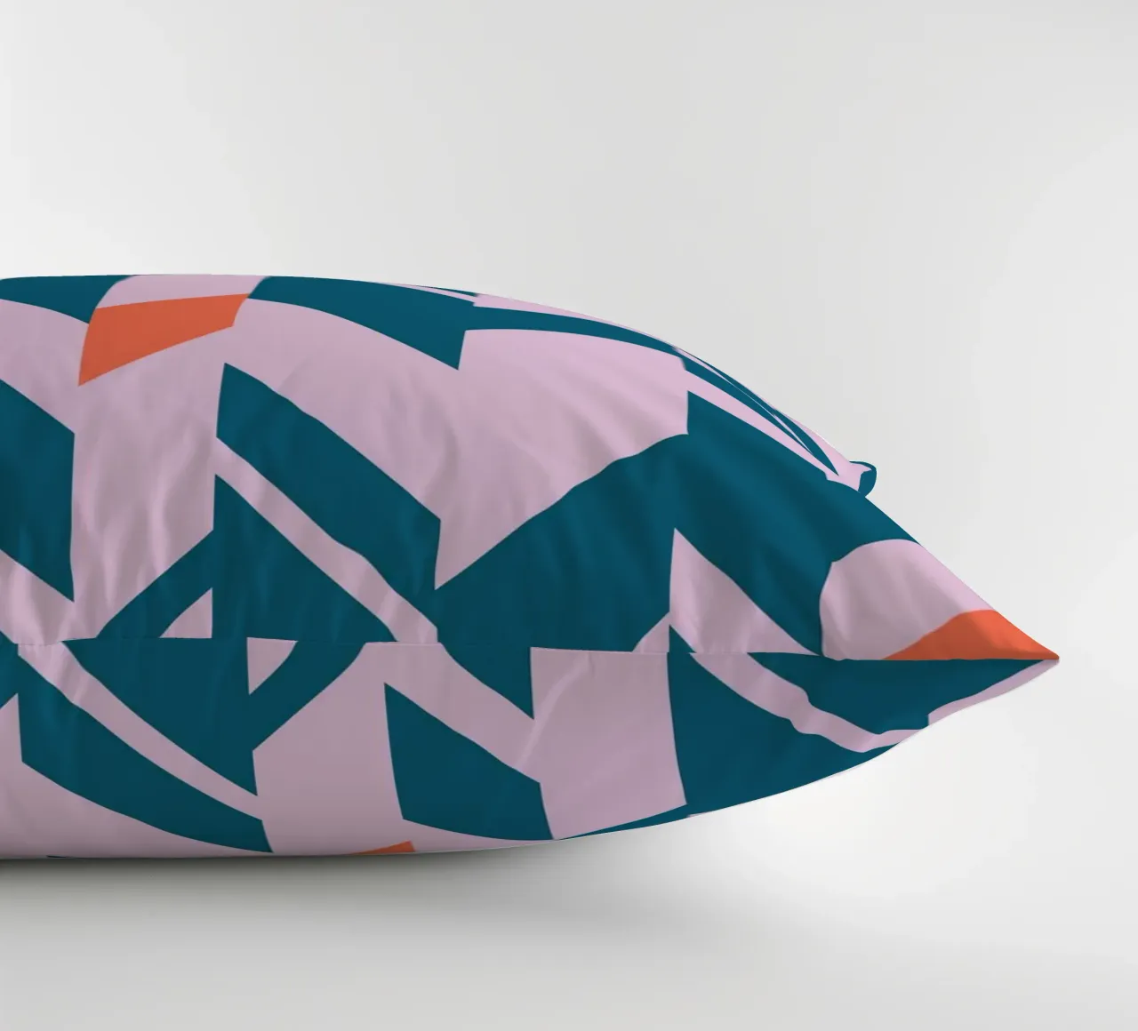 Imprimé Chevron audacieux - Motif géométrique sarcelle, rose et orange coussin de kookiepixel