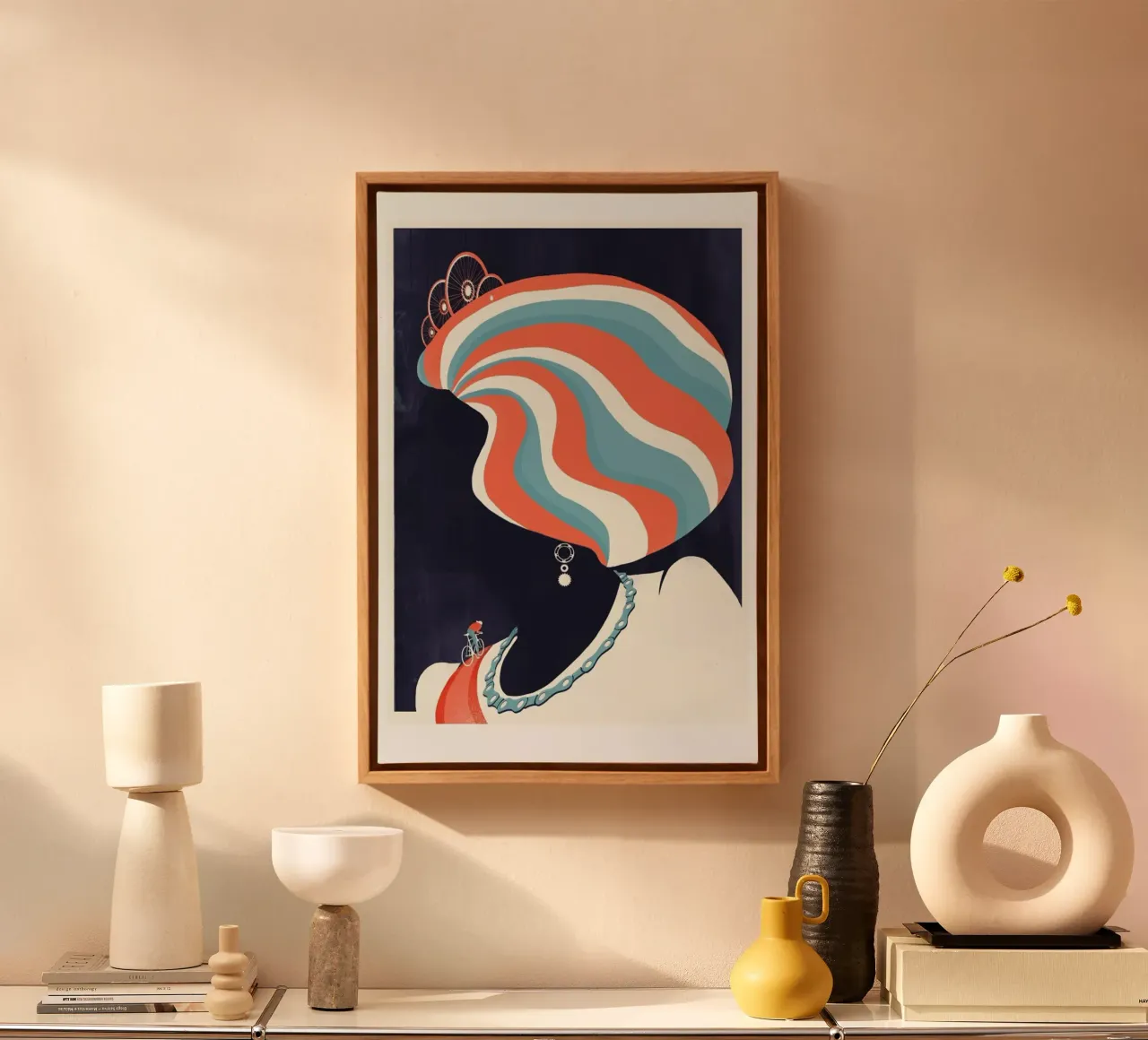 Queen Bike Trix canvas by Pietari Posti