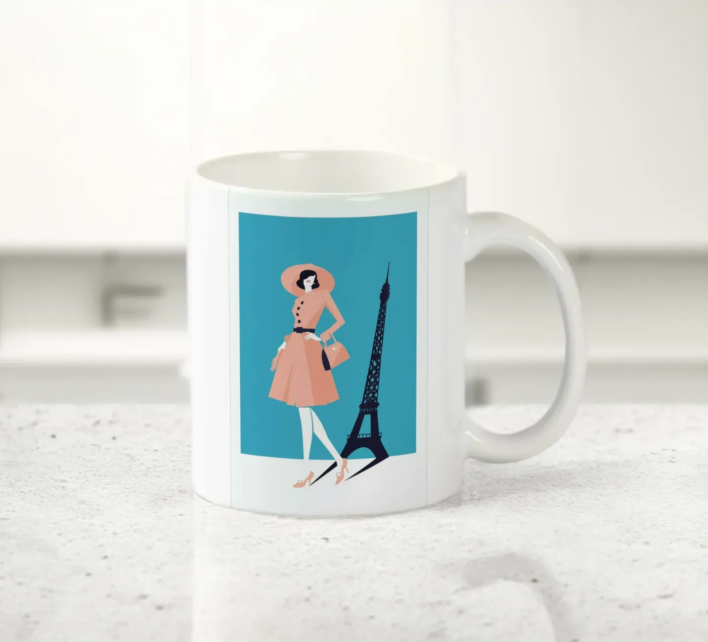 Paris ceramic mug by Pietari Posti