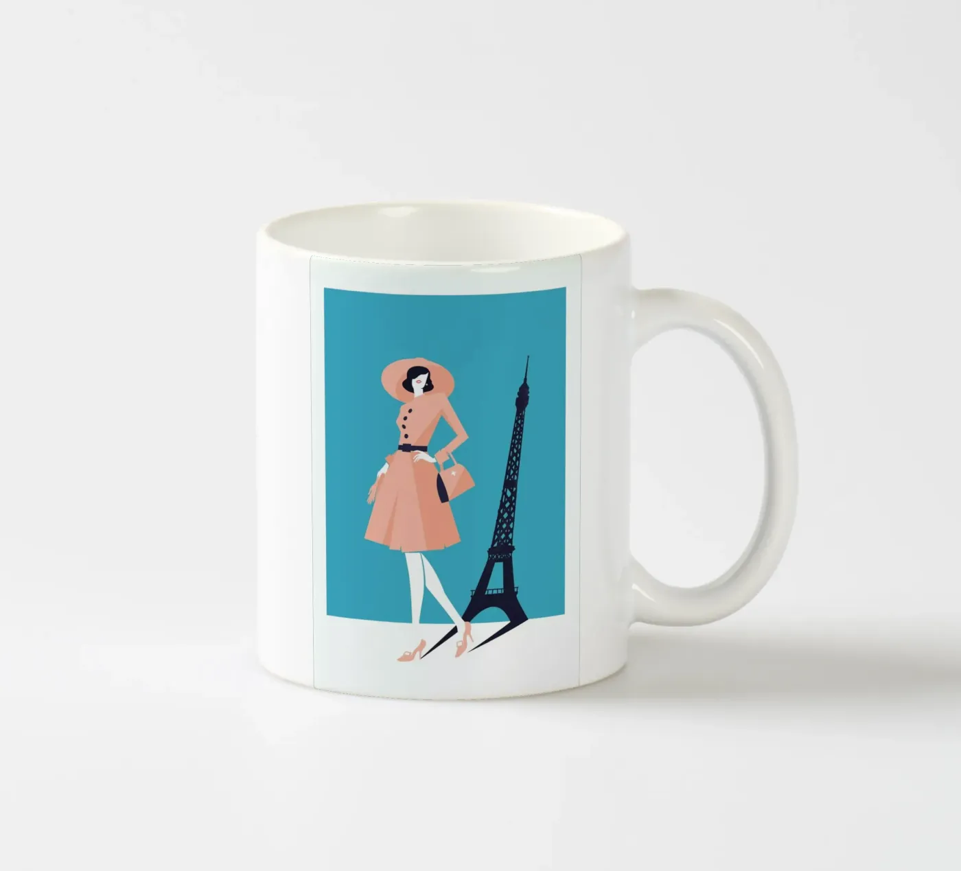 Paris ceramic mug by Pietari Posti