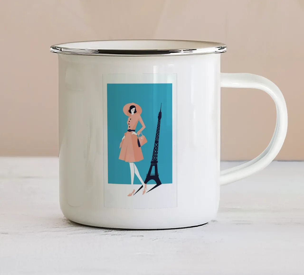 Paris tazza in smalto da Pietari Posti
