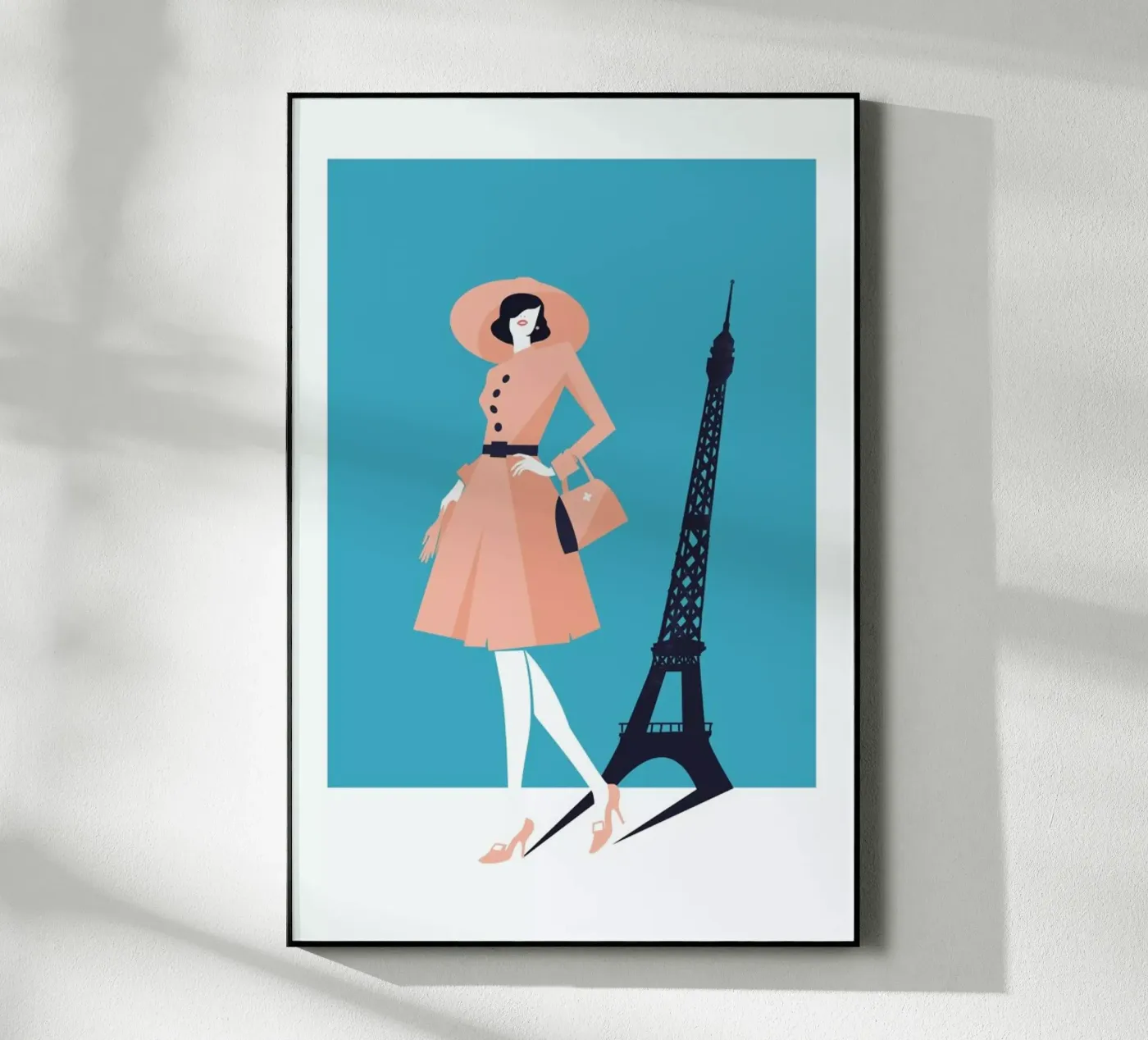 Paris acryl van Pietari Posti