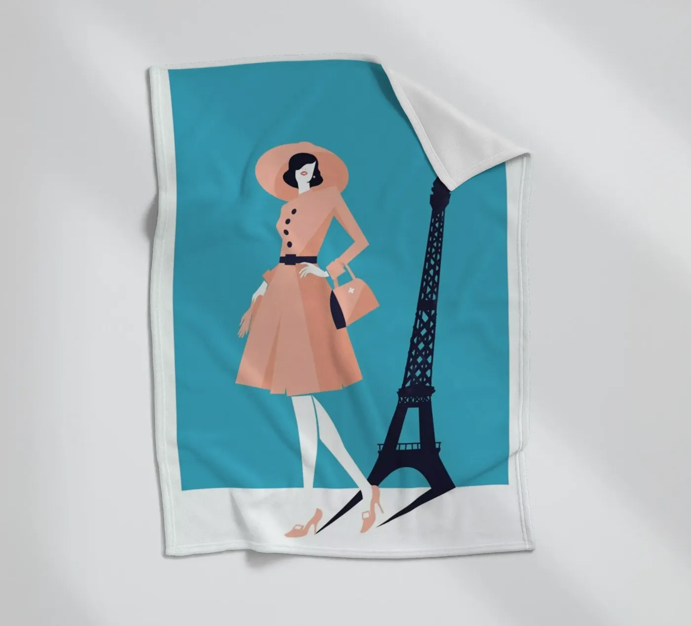 Paris Fleecedecke von Pietari Posti