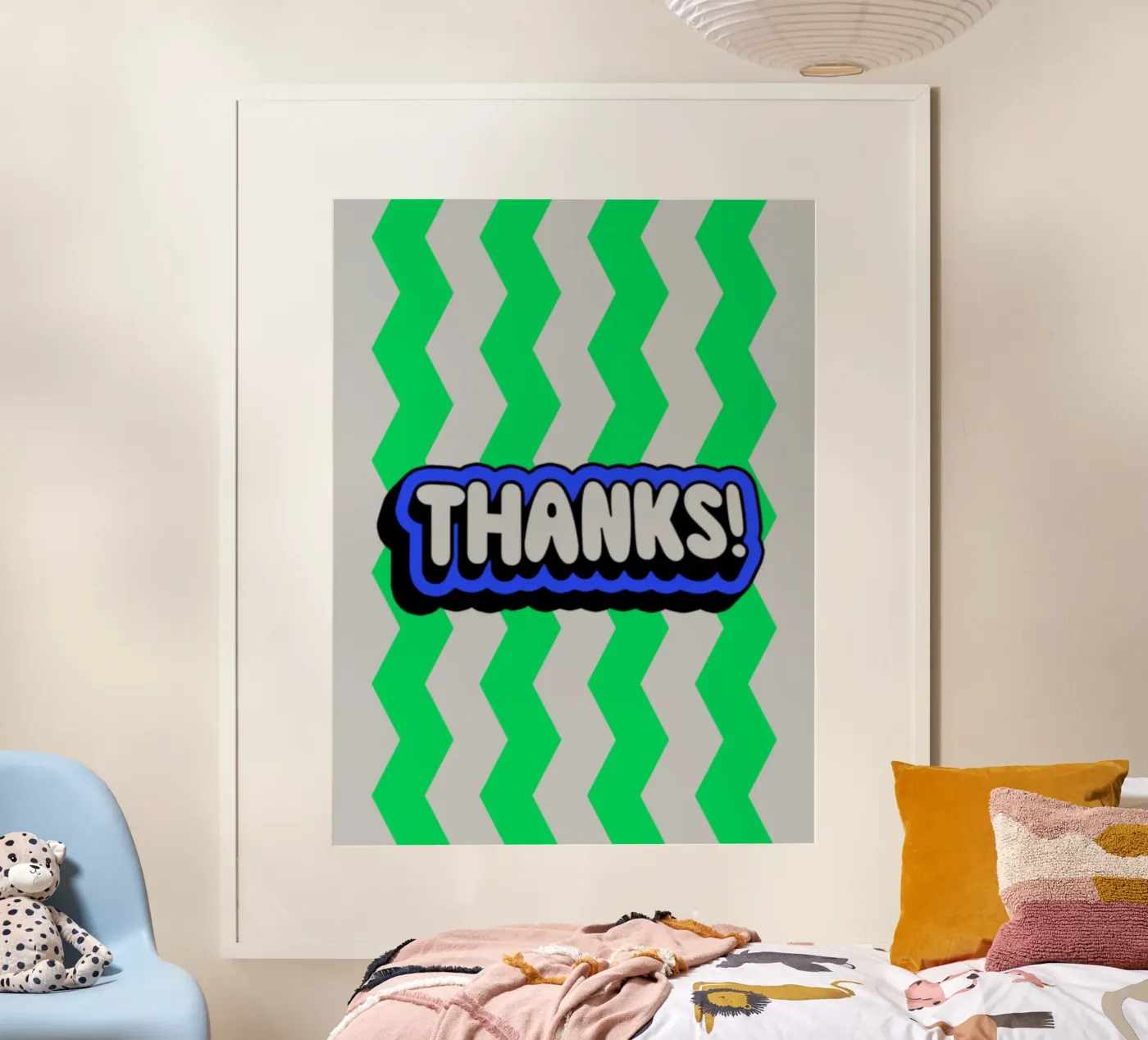 THANKS! poster van Mat Voyce
