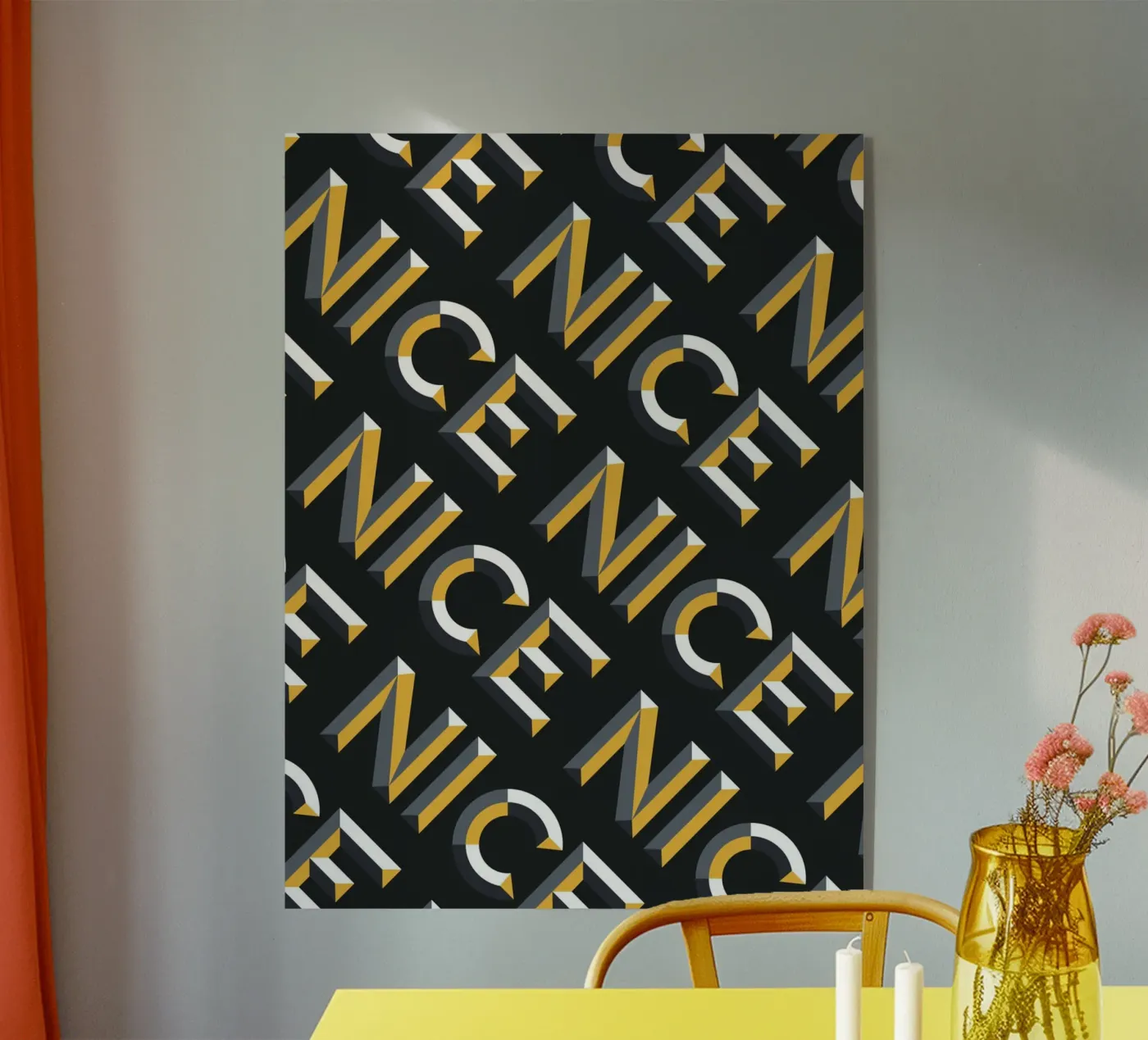 NICE Acryl-Glas von Mat Voyce