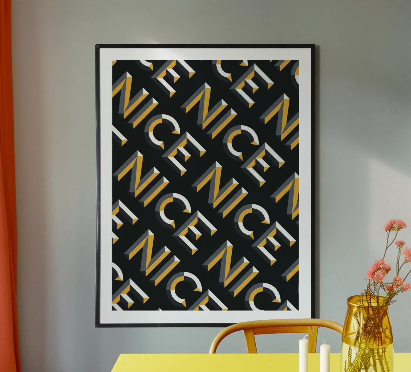 NICE poster van Mat Voyce
