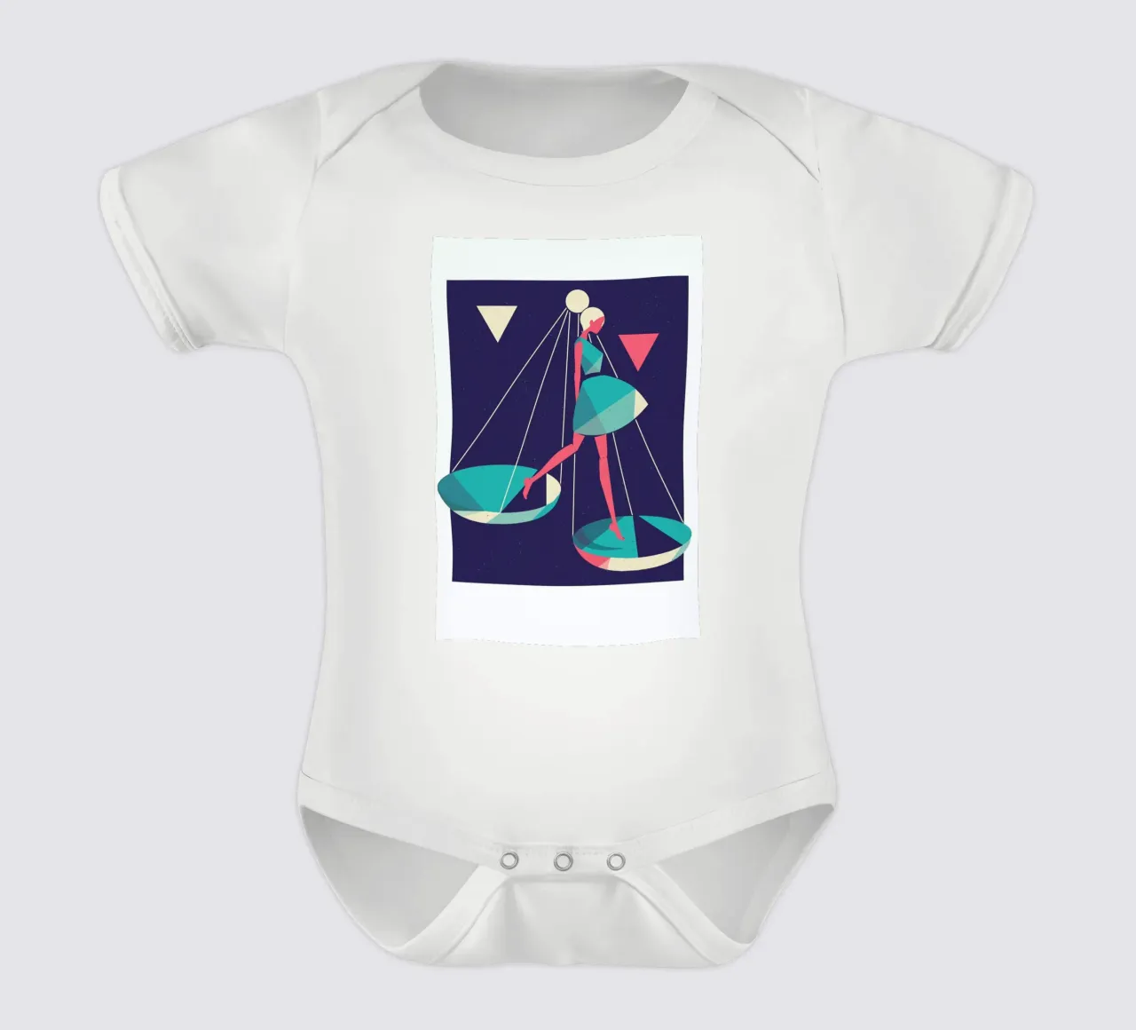 Libra Kurzarm Babybody von Pietari Posti