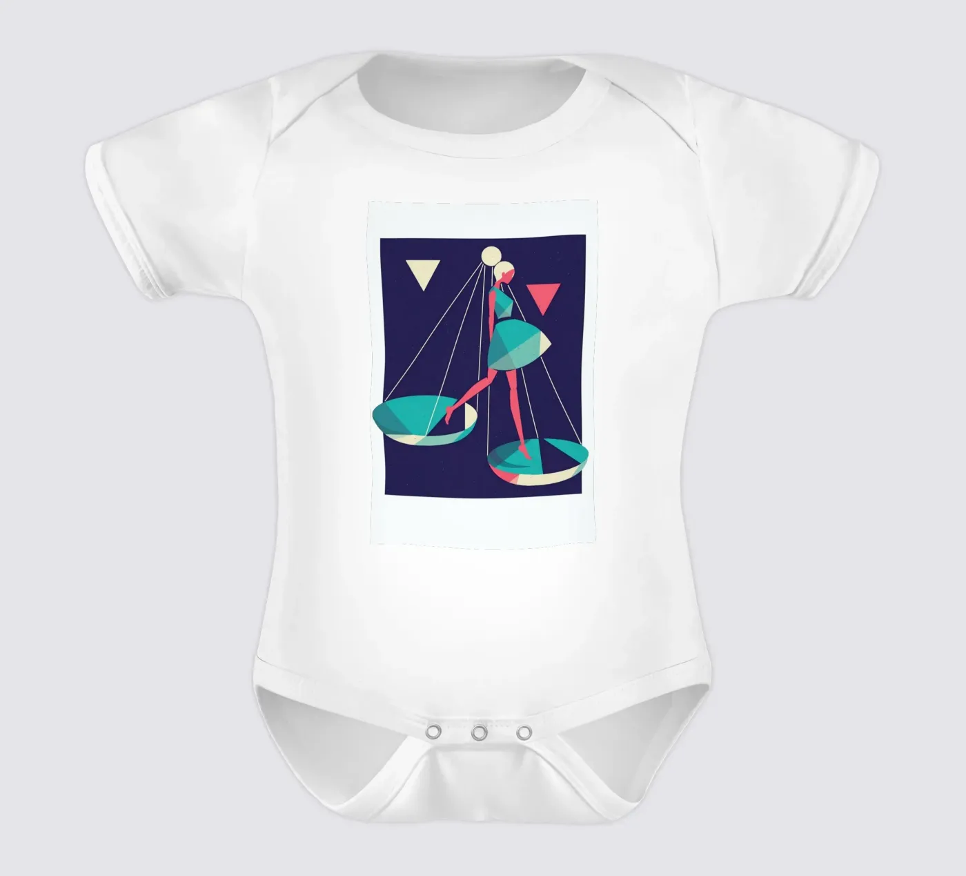 Libra body neonato maniche corte da Pietari Posti