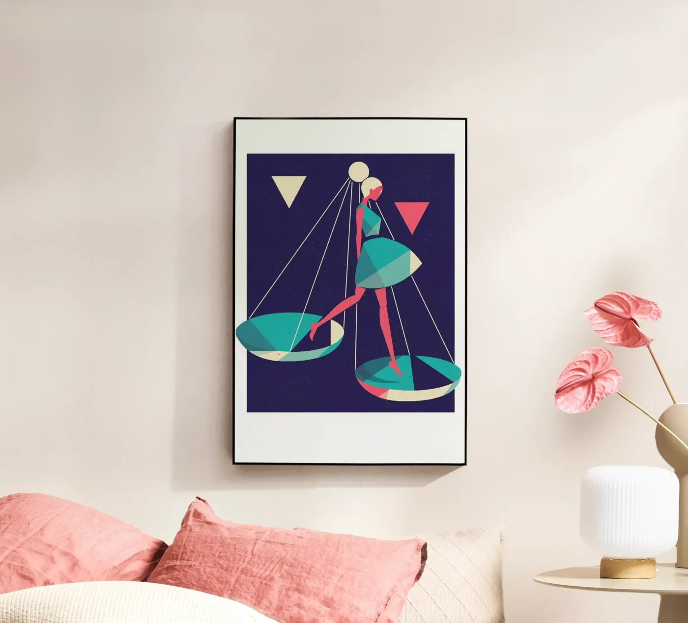 Libra acryl van Pietari Posti