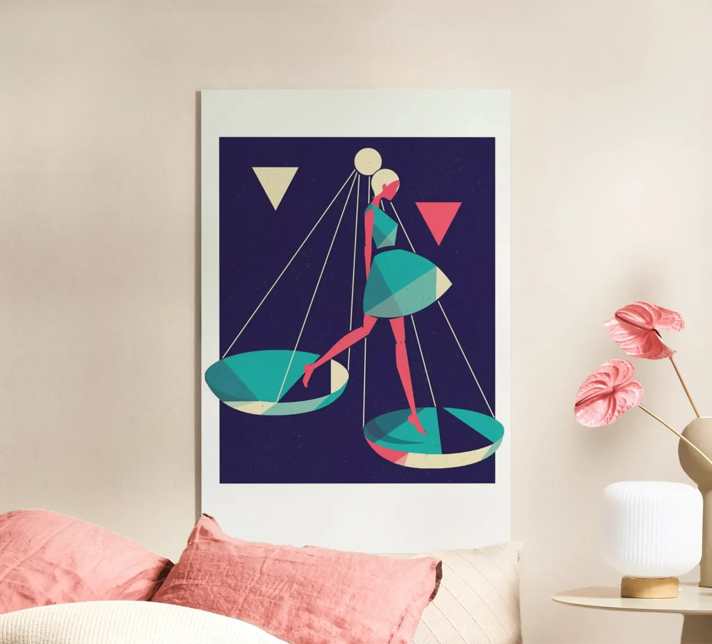 Libra acryl van Pietari Posti